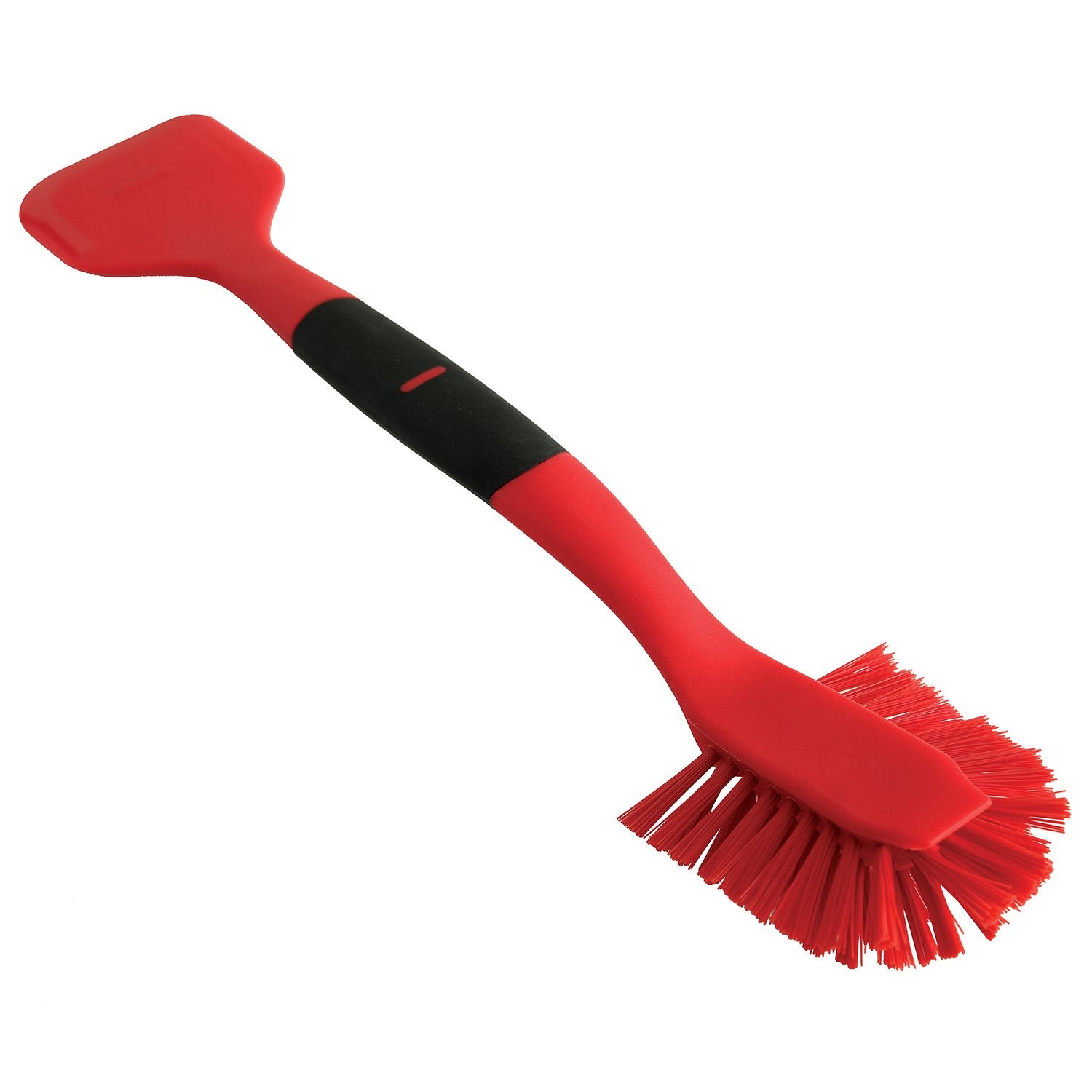 Norpro 1088R Scrub Brush/Scraper, Red, 13-Inch