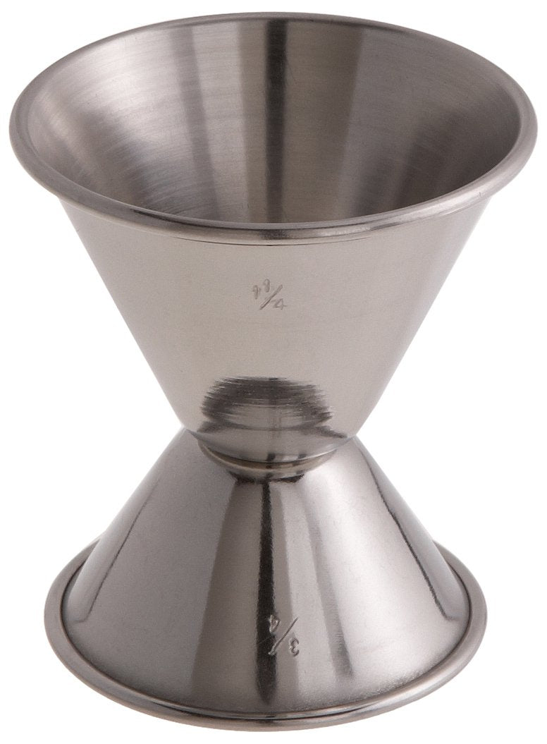 Stanton Trading 3/4-Ounce By 1-1/4-Ounce Double Jigger, Stainless Steel