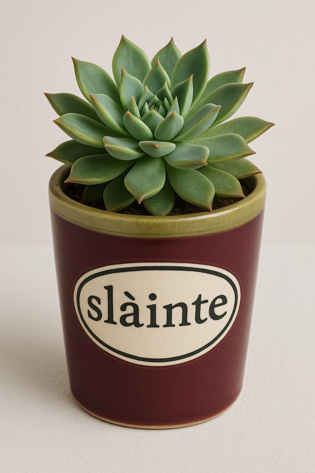Glen Appin Shot Cup Stoneware Scotland 1.5 Fl Oz(44Ml) (Slainte - Red)