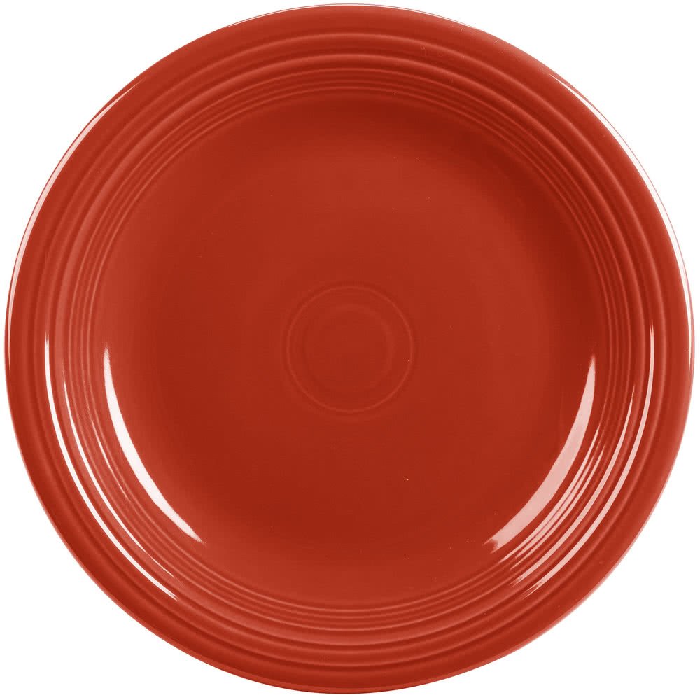 Fiesta 10-1/2-Inch Dinner Plate, Scarlet