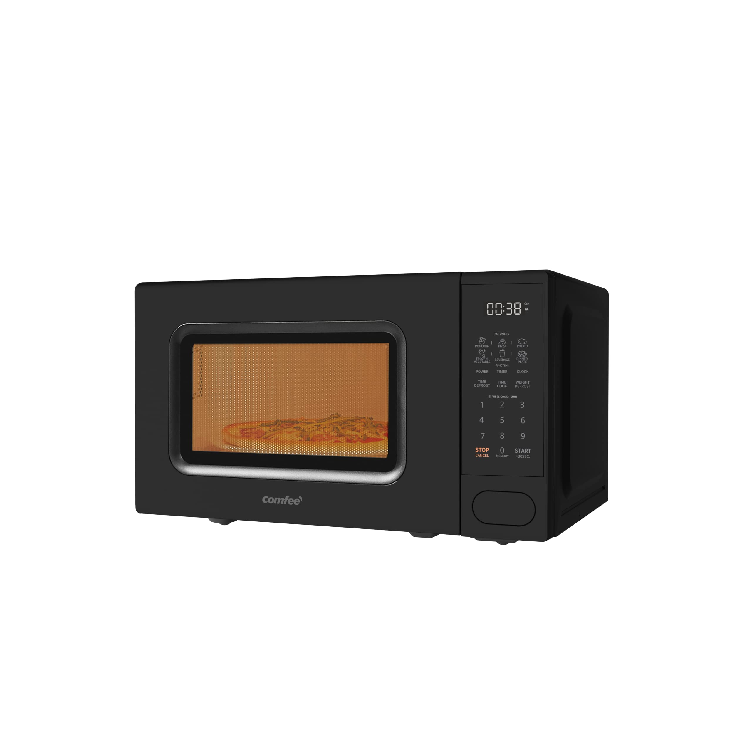 Comfee Cmo-C20M1Wb Countertop Microwave Oven With 11 Power Levels, Fast Multi-Stage Cooking, Turntable Reset Function, Speedy Co