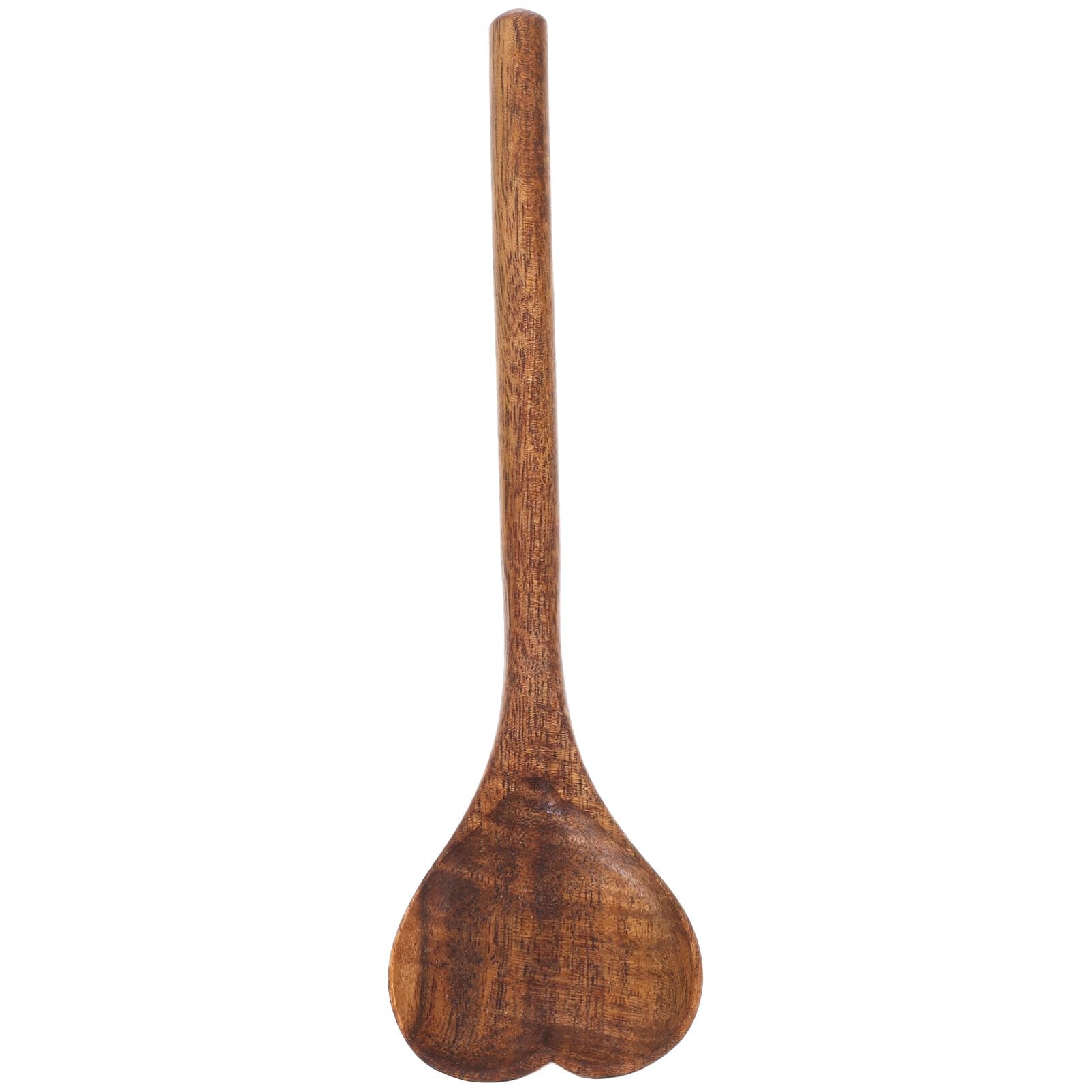 Heart Shaped Wooden Spoon Long Handle Cooking Utensil Wooden Stirring Spoon for Kitchen Salad Mixing Serving at Parties and Spec