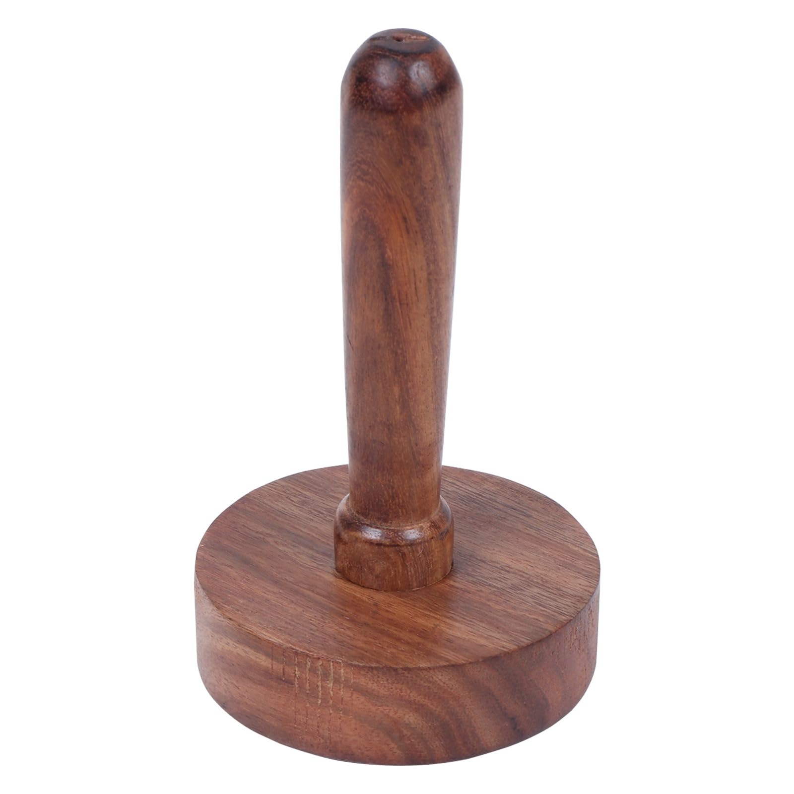 Wholelifeobjects Wooden Potato Masher Daily Use Wooden Pav Bhaji/Vegetable/Potato Masher Wooden Roti Chapati Presser,Roti Bhakri