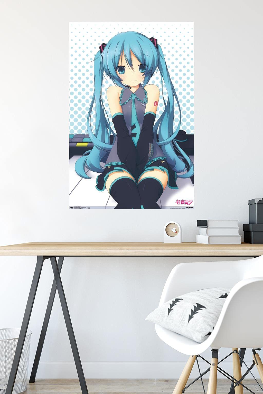 Trends International Hatsune Miku - Keys Wall Poster, 22.375'' X 34'', Premium Unframed Version