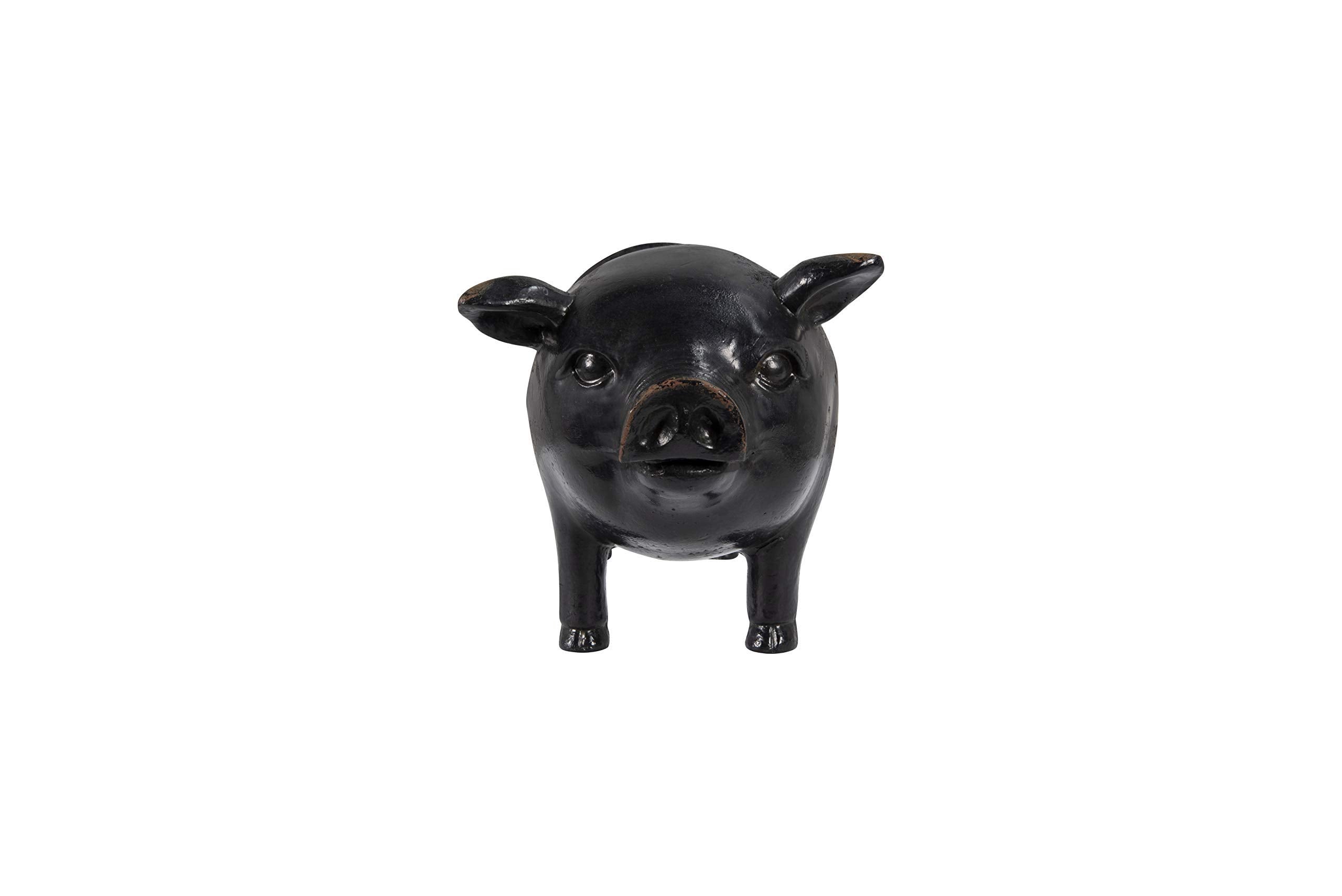 Creative Co-Op Antiqued Bronze Pig Paper Towel Holder