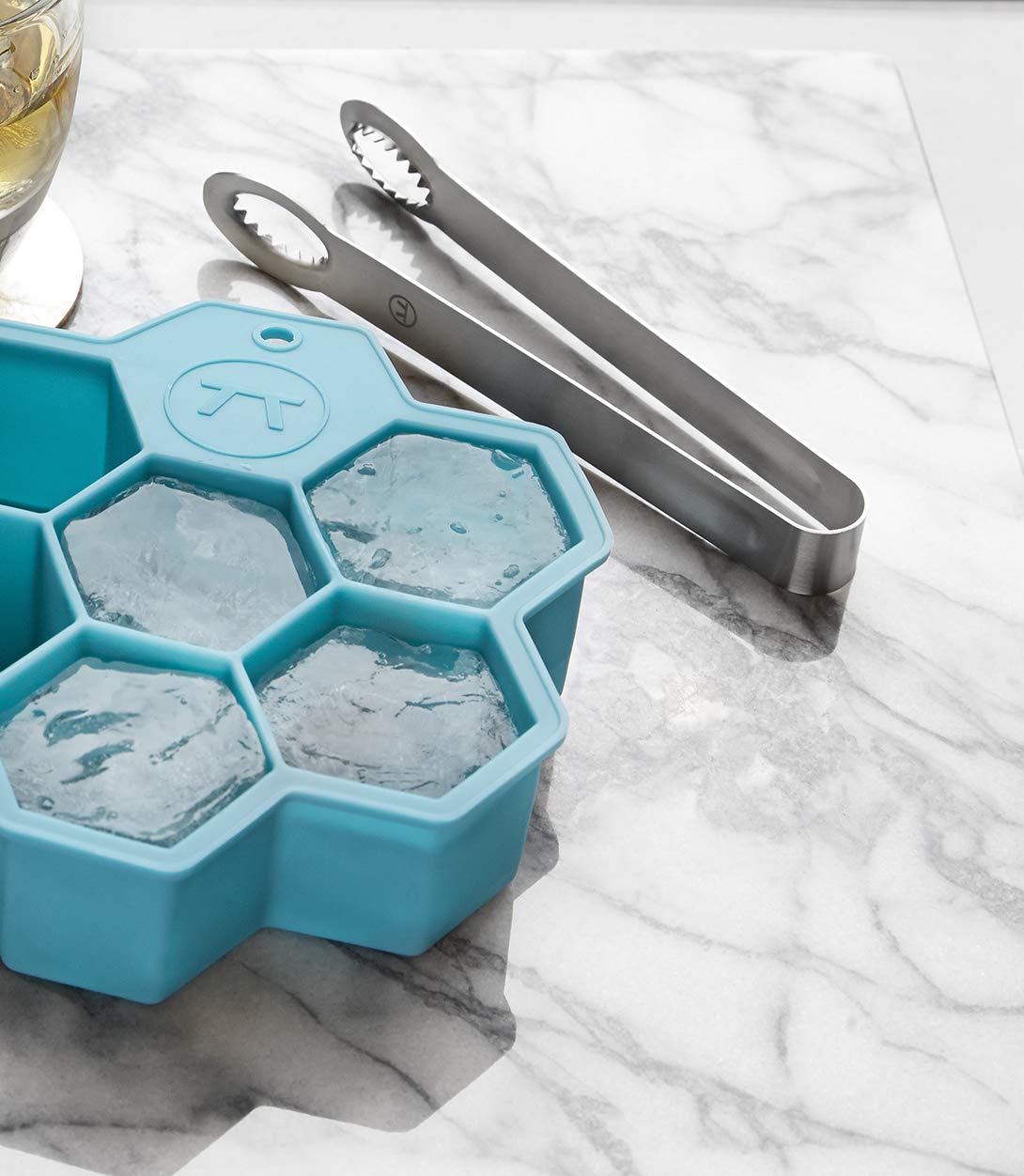 Outset Stainless Steel Ice Tongs, 8-Inch Length, Model: