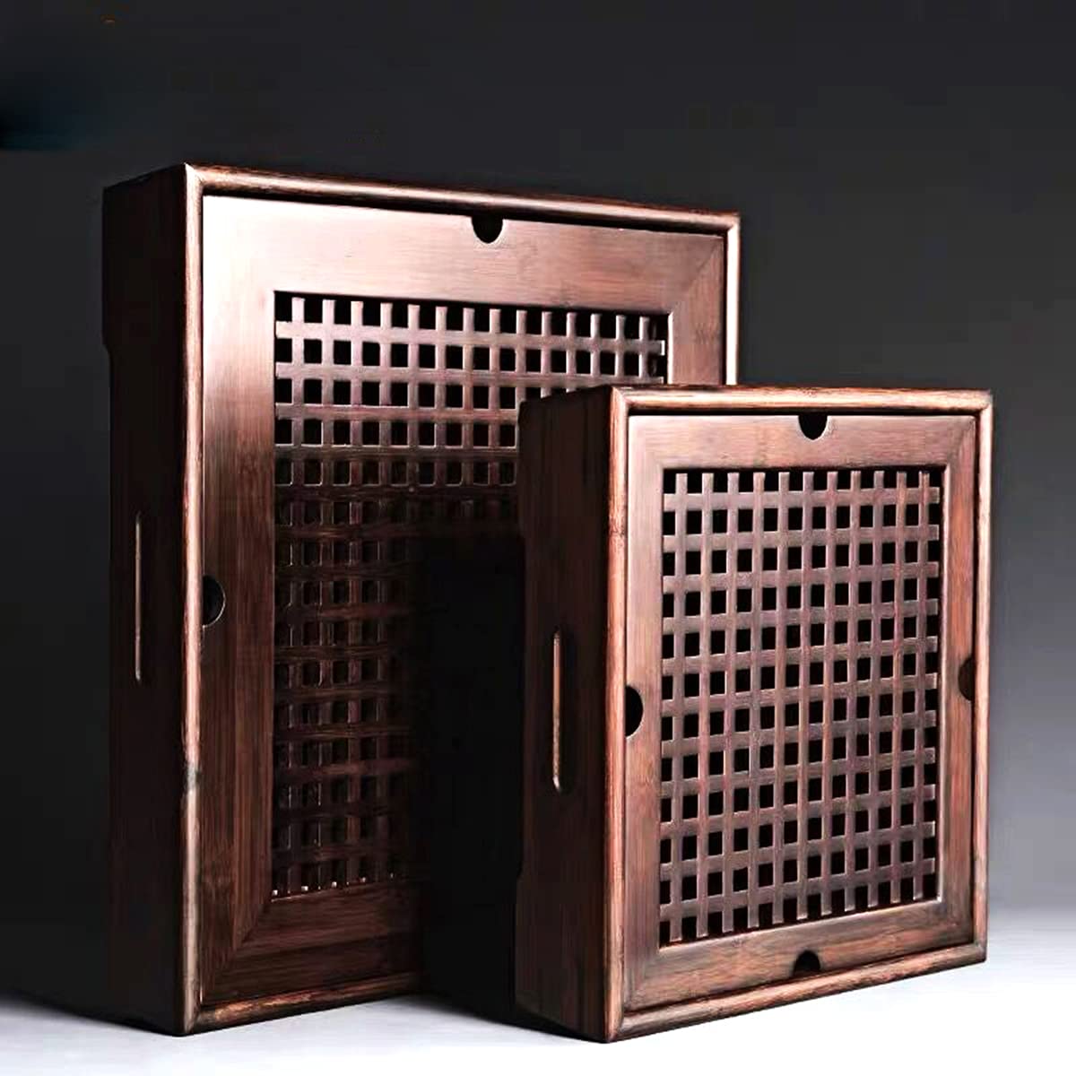 Bamboo Chinese Gongfu Tea Tray Table Box With Water Storage For Kungfu Tea Set