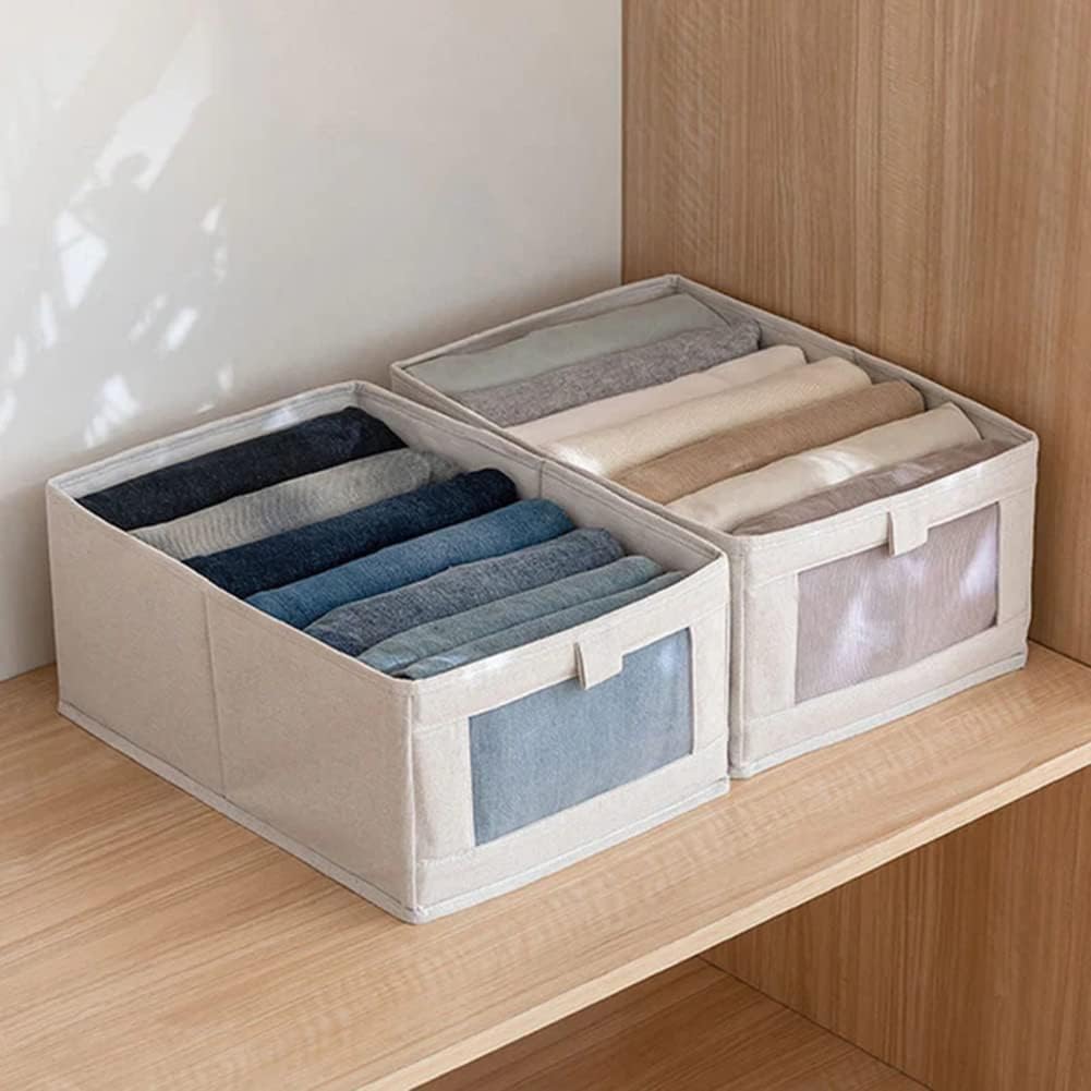 Narah Ventures Durable And Versatile Closet Drawer Organizers And Storage Baskets, Rectangle Storage Boxes, Fabric Storage Conta