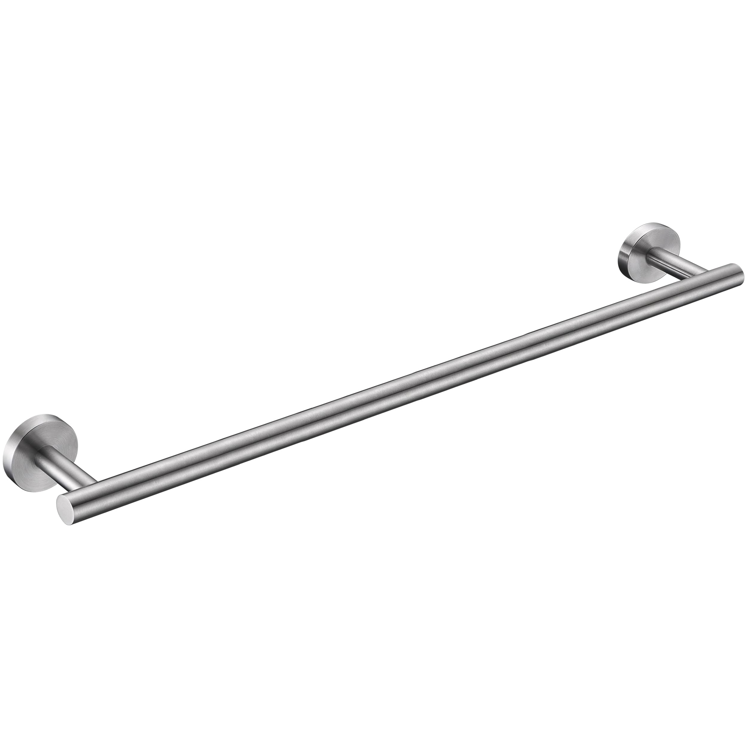 Brushed Nickel Bath Towel Bar Single Bars Towel Rack Rod Classic Wall Mounted SUS304 Stainless Steel Bathroom Towel Holder Toilet Kitchen Towel Shelf Single Layer 27 inches