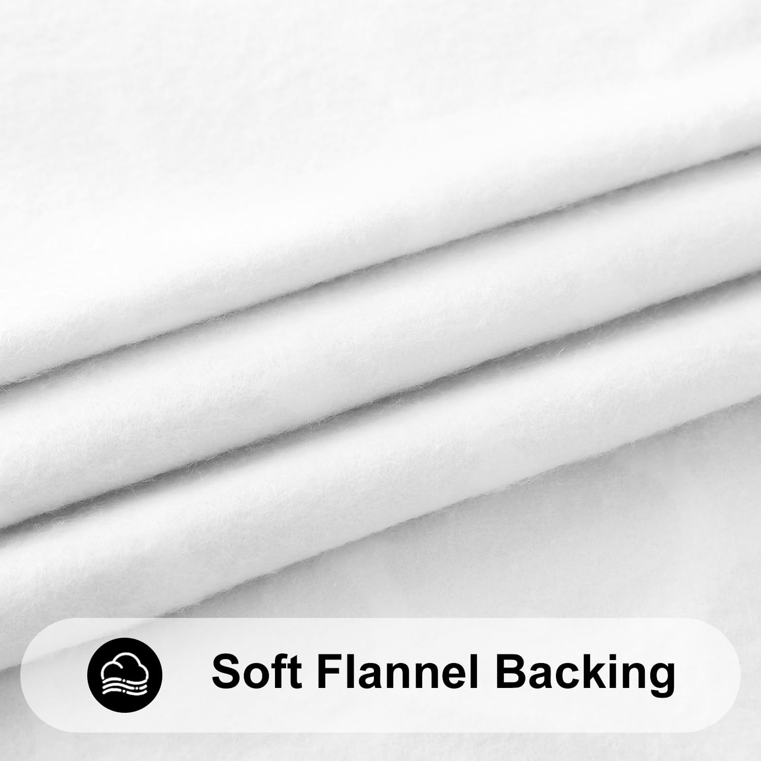 Smiry Rectangle Picnic Tablecloth, Waterproof Elastic Fitted Table Covers For 5 Foot Tables, Wipeable Flannel Backed Vinyl Table