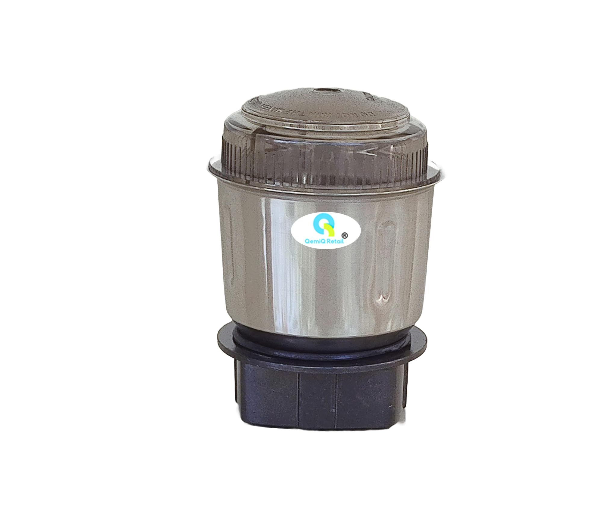 QemiQ Retail Chutney(small) Jar Suitable for Moulinex Mixer Square base Type models (400ml capacity)..