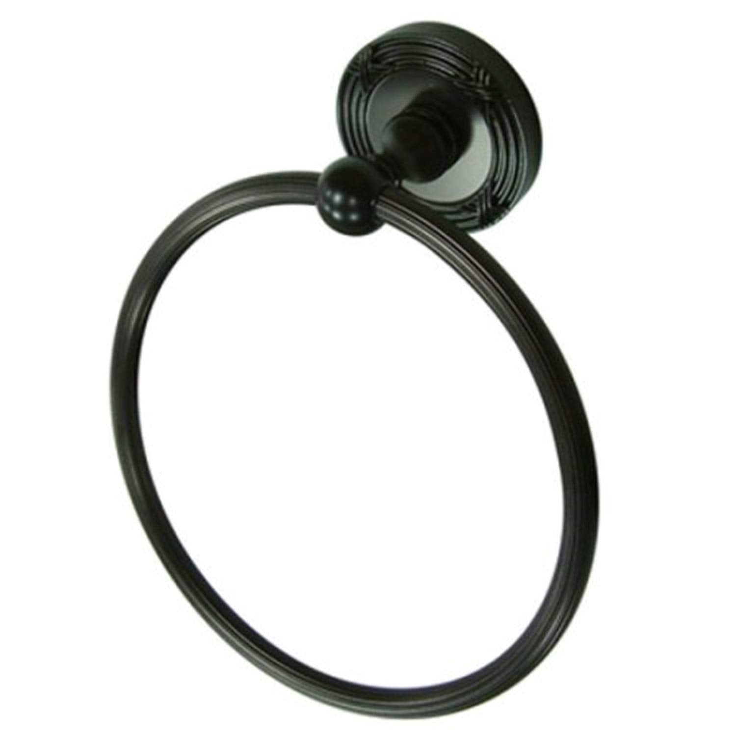 Kingston Brass BA9314ORB Georgian Towel Ring  Oil Rubbed Bronze