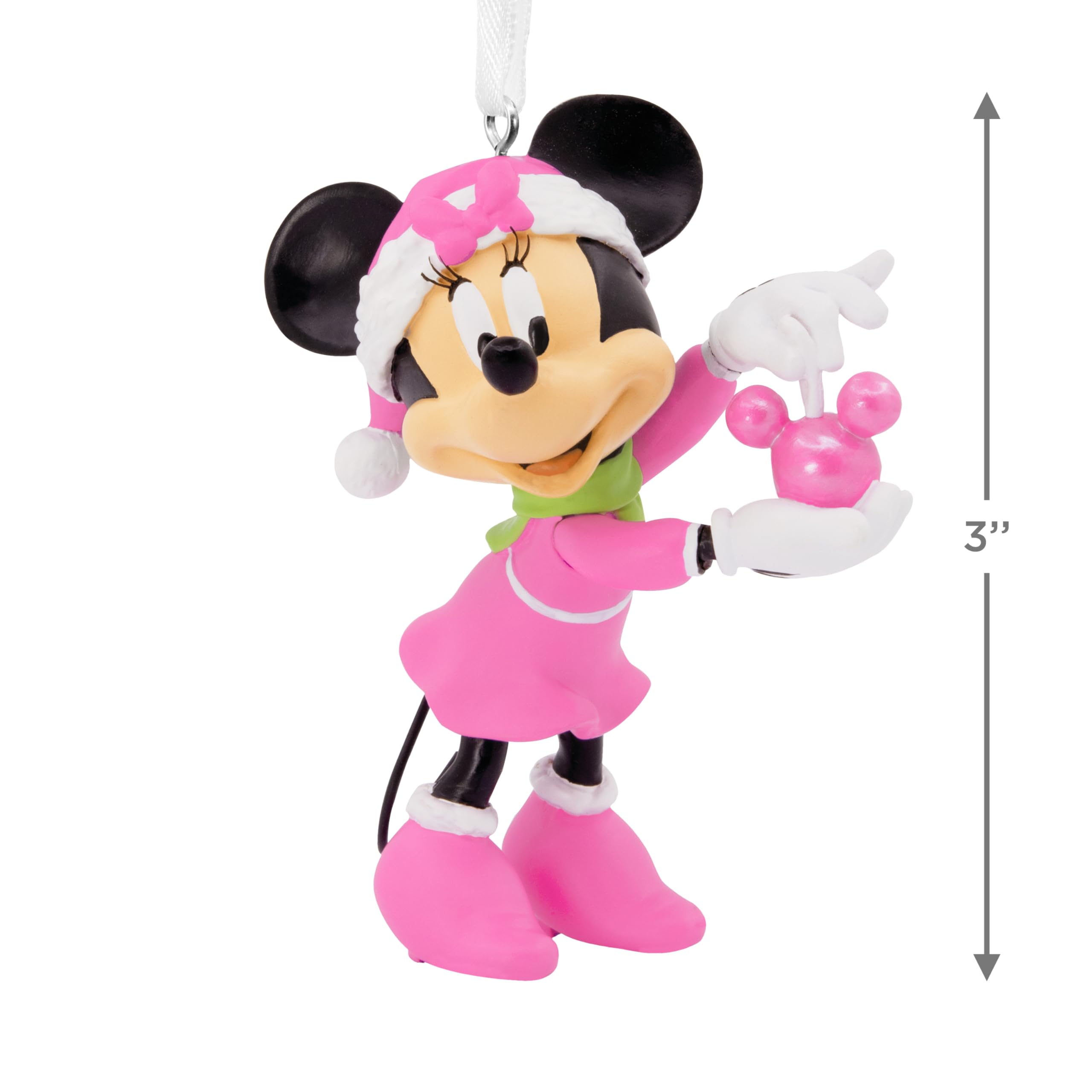 Hallmark Disney Minnie Mouse Holding Ornament Christmas Ornament