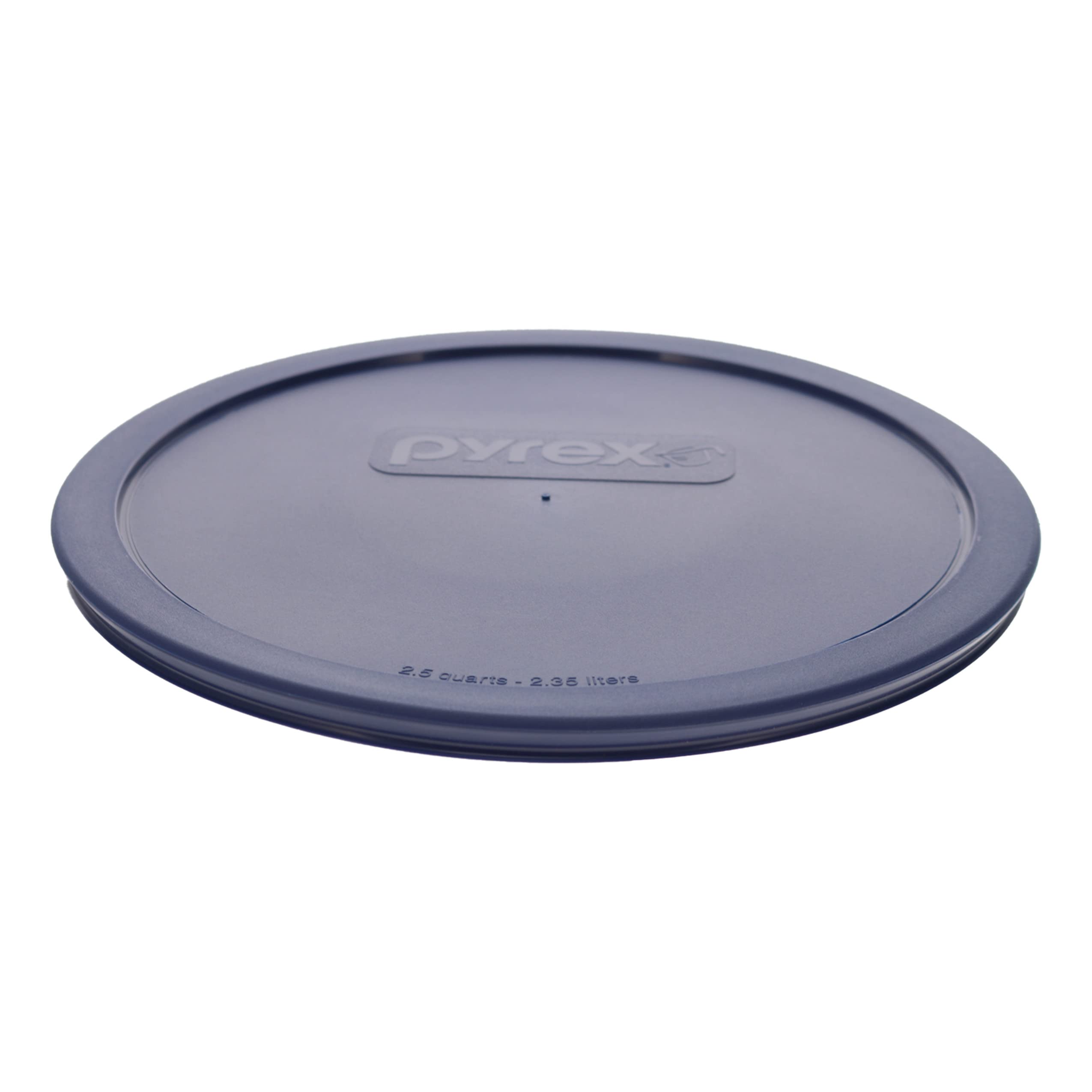 Pyrex (1 325 2.5Qt Glass Mixing Bowl, & (1) 325-Pc 2.5Qt Blue Mixing Bowl Lid Made In The Usa Made In The Usa