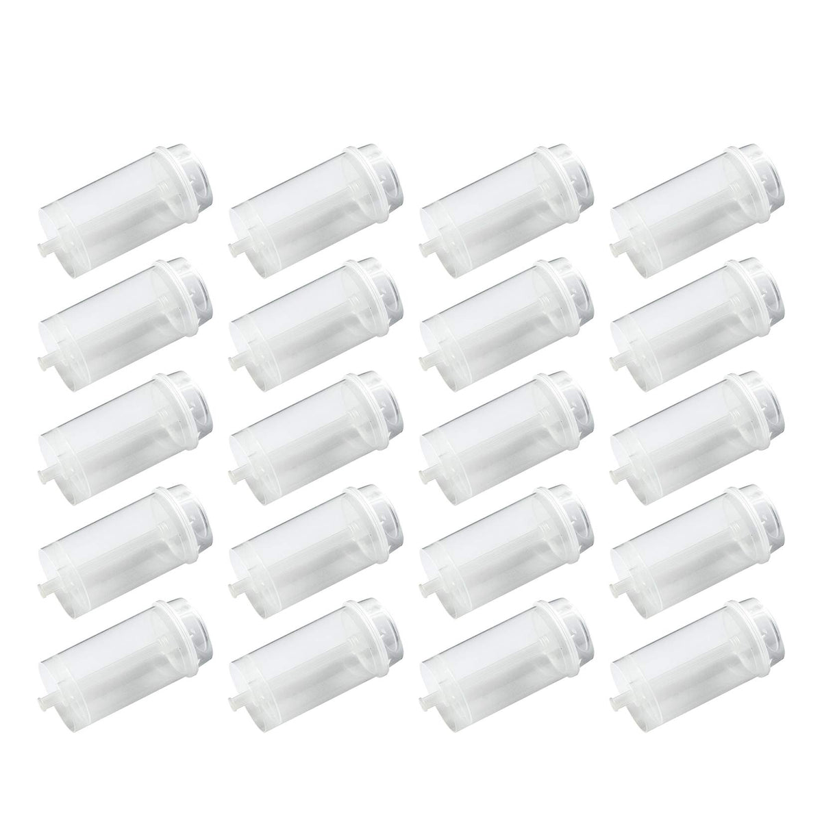 Ihomecooker Clear Push-Up Cake Pop Shooter (Push Pops) Plastic Containers With Lids, Base & Sticks, Pack Of 80(80 Pack)