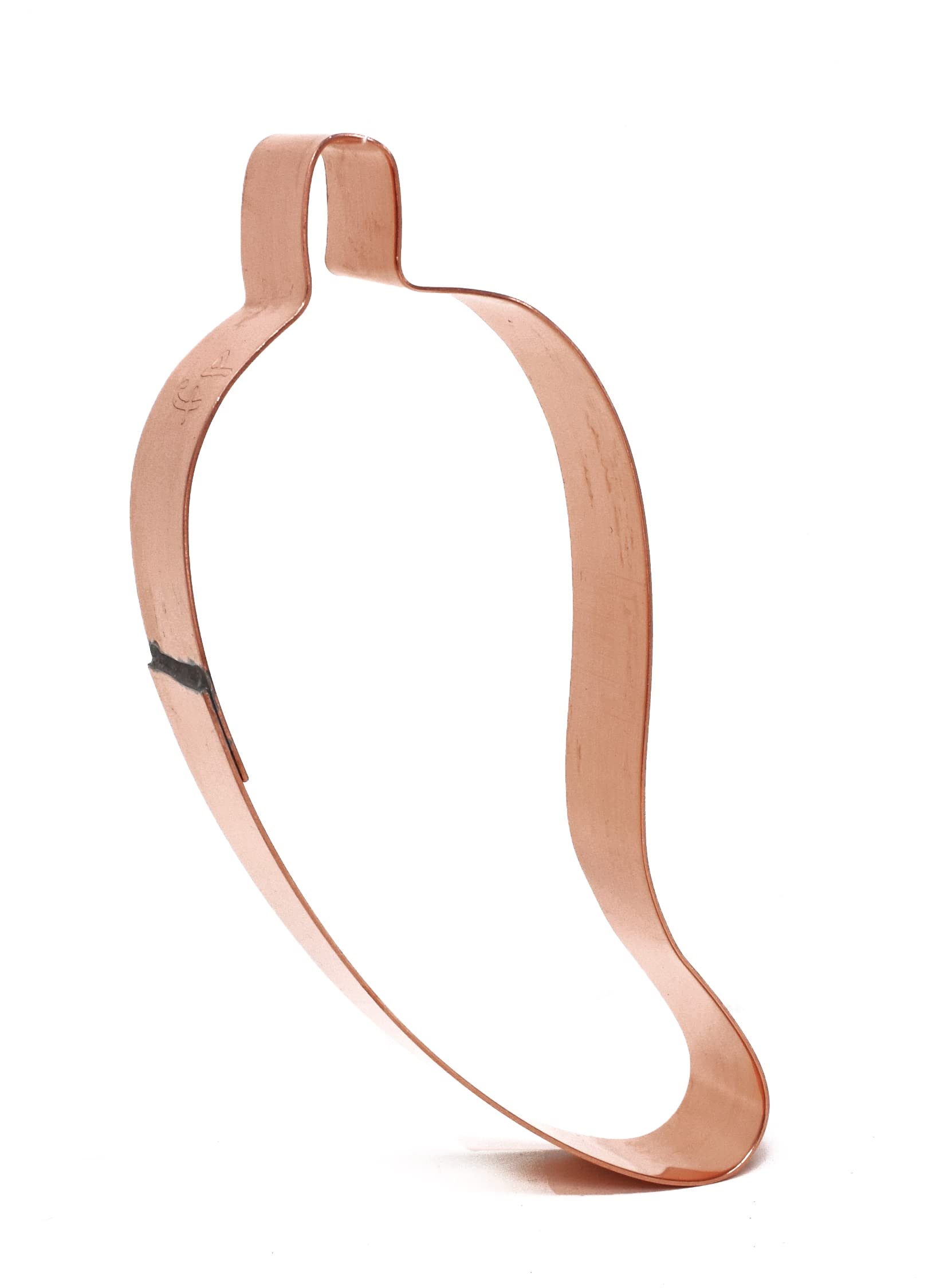 Hot Pepper Jalapeno Copper Cookie Cutter - Made In The Usa