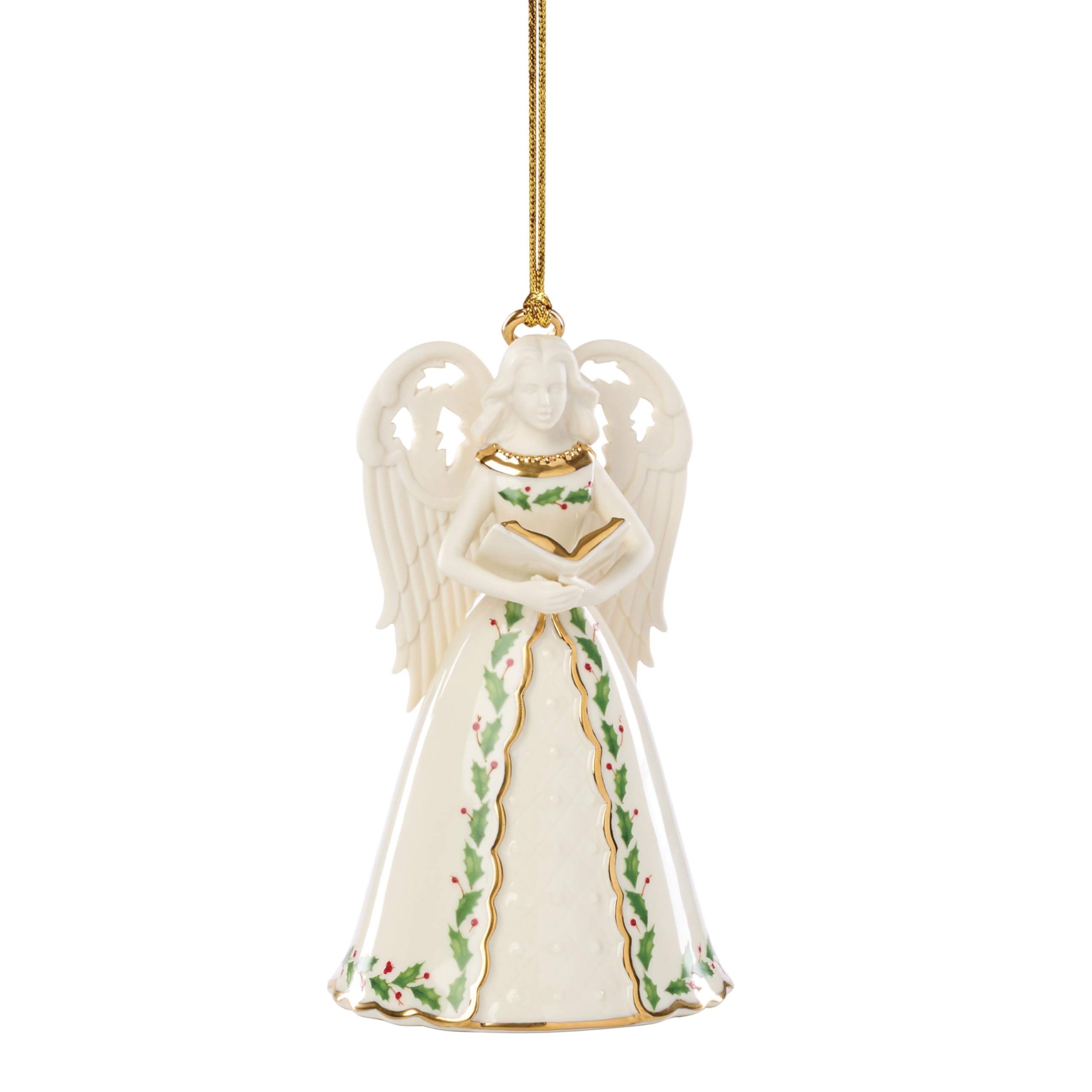 Lenox 897139 Holiday Angel Bell with Hymns Ornament, Christmas, Decorations