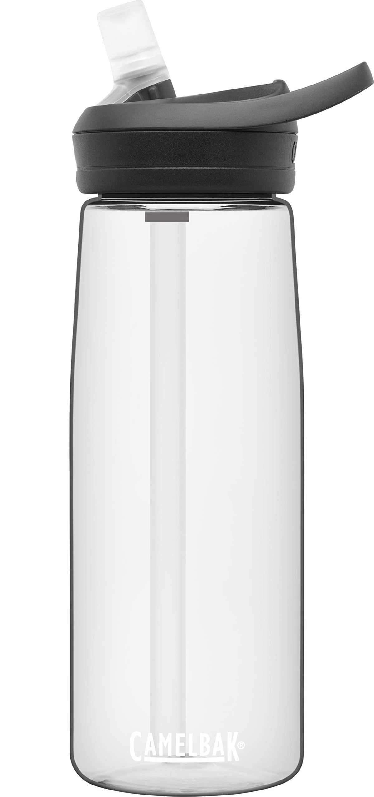 Camelbak Eddy+ Water Bottle With Tritan Renew - Straw Top 25Oz, Clear