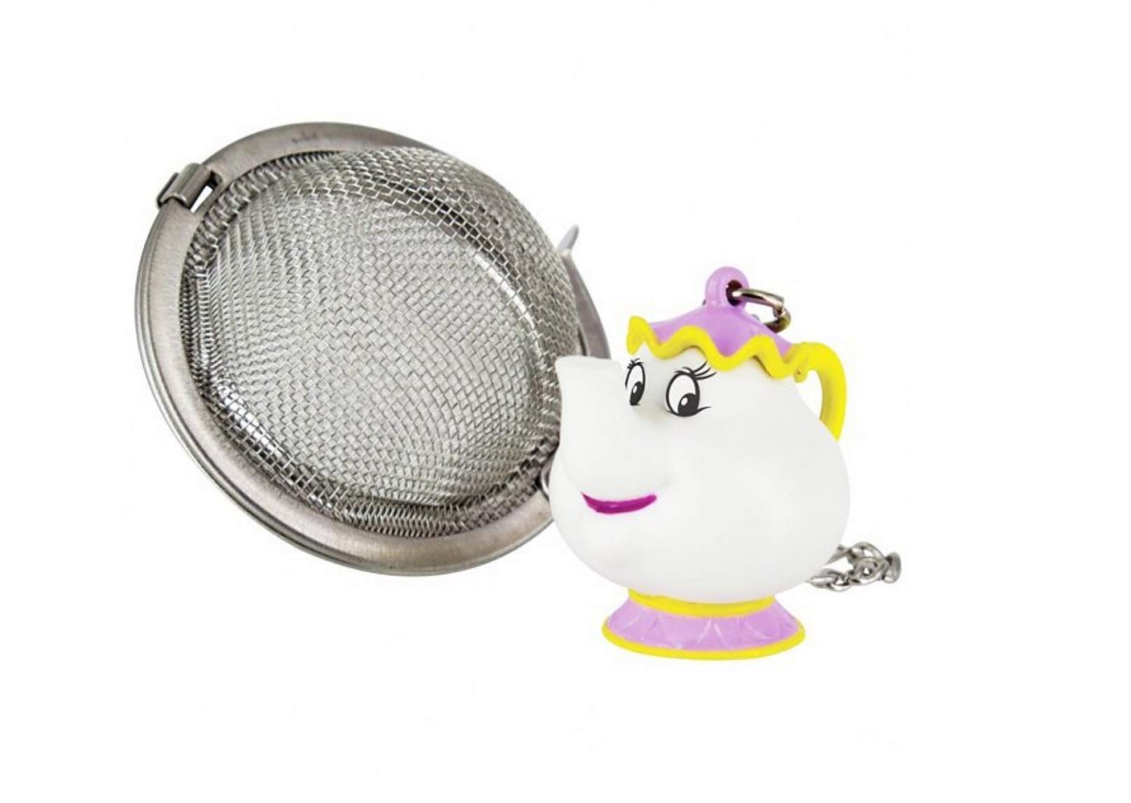 Beauty And The Beast Mrs. Potts Tea Infusers, Tea Steeper For Loose Tea, Cute Cartoon Stainless Steel Fine Mesh Tea Strainer Wit