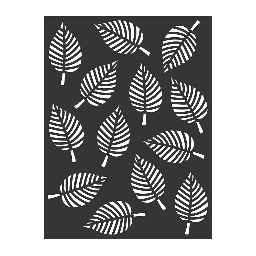 Little Birdie Stencil Leaf | 7.3 X 9.7 Inch