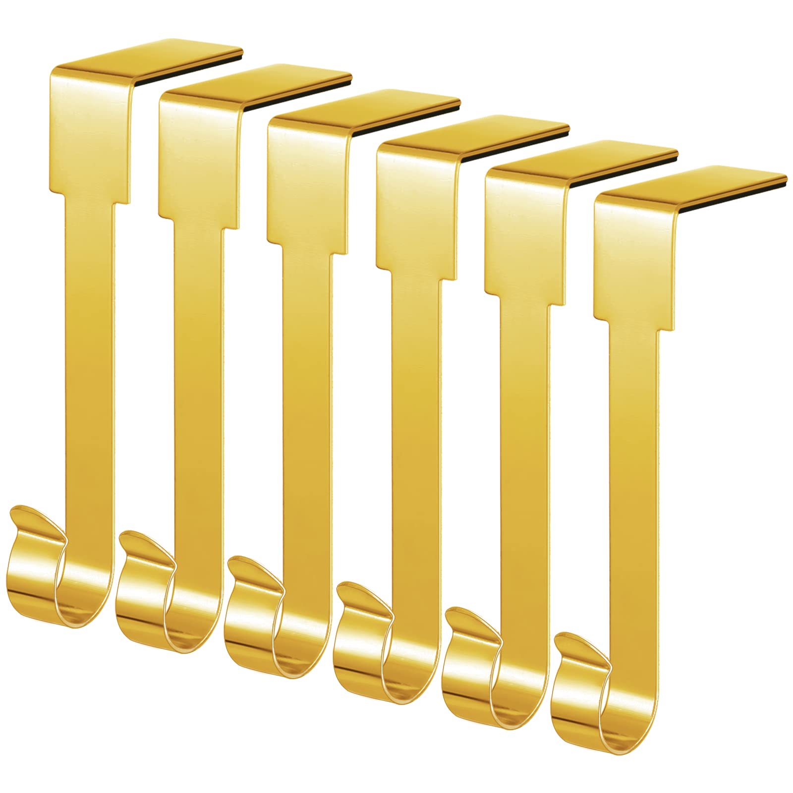 6 Pcs Christmas Stocking Holders Mantel Hook Hangers Fireplace Hooks Hanger Christmas Stocking Hook Fireplace Hanger Grip for Ch