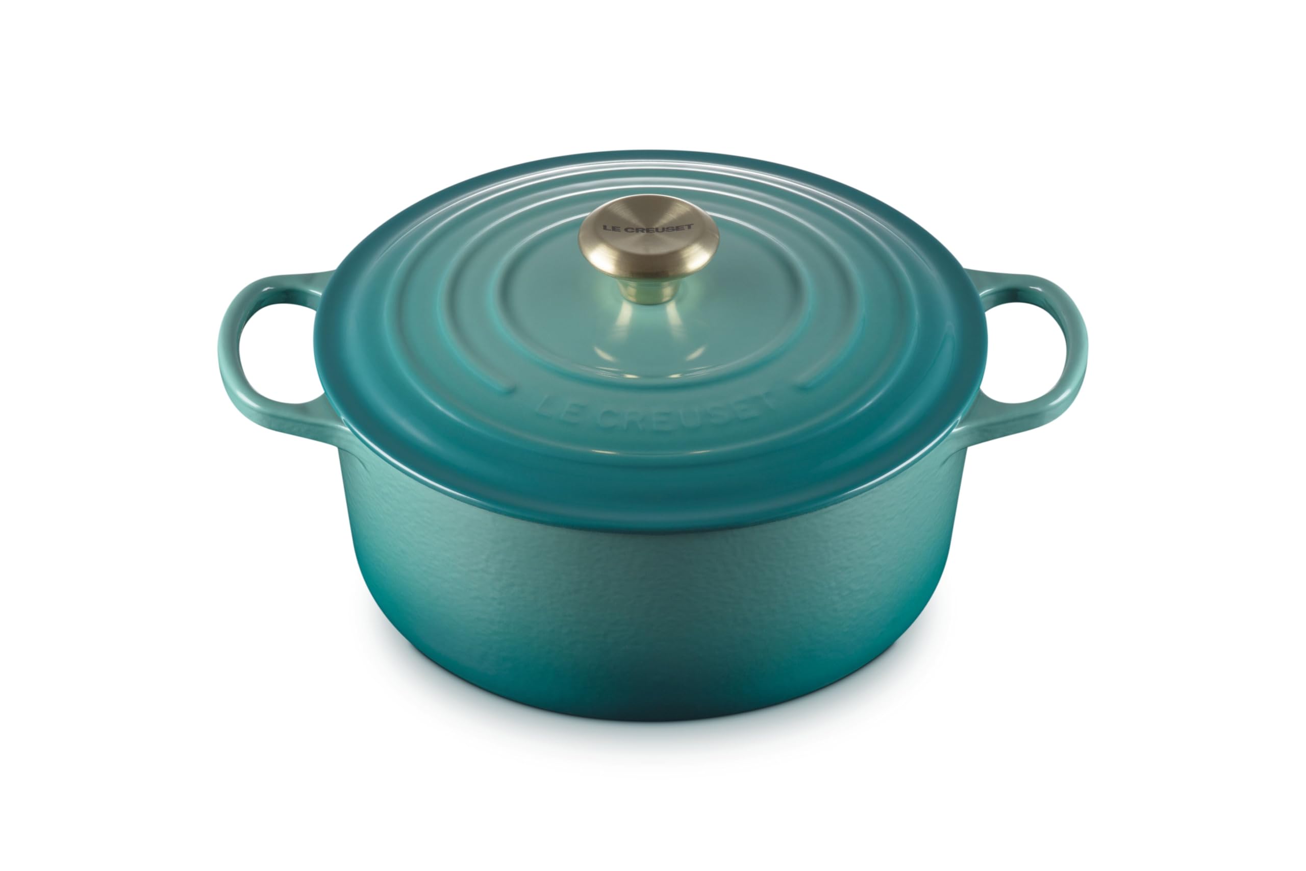 Le Creuset Enameled Cast Iron Signature Round Dutch Oven - 26Cm, Blue Riviera