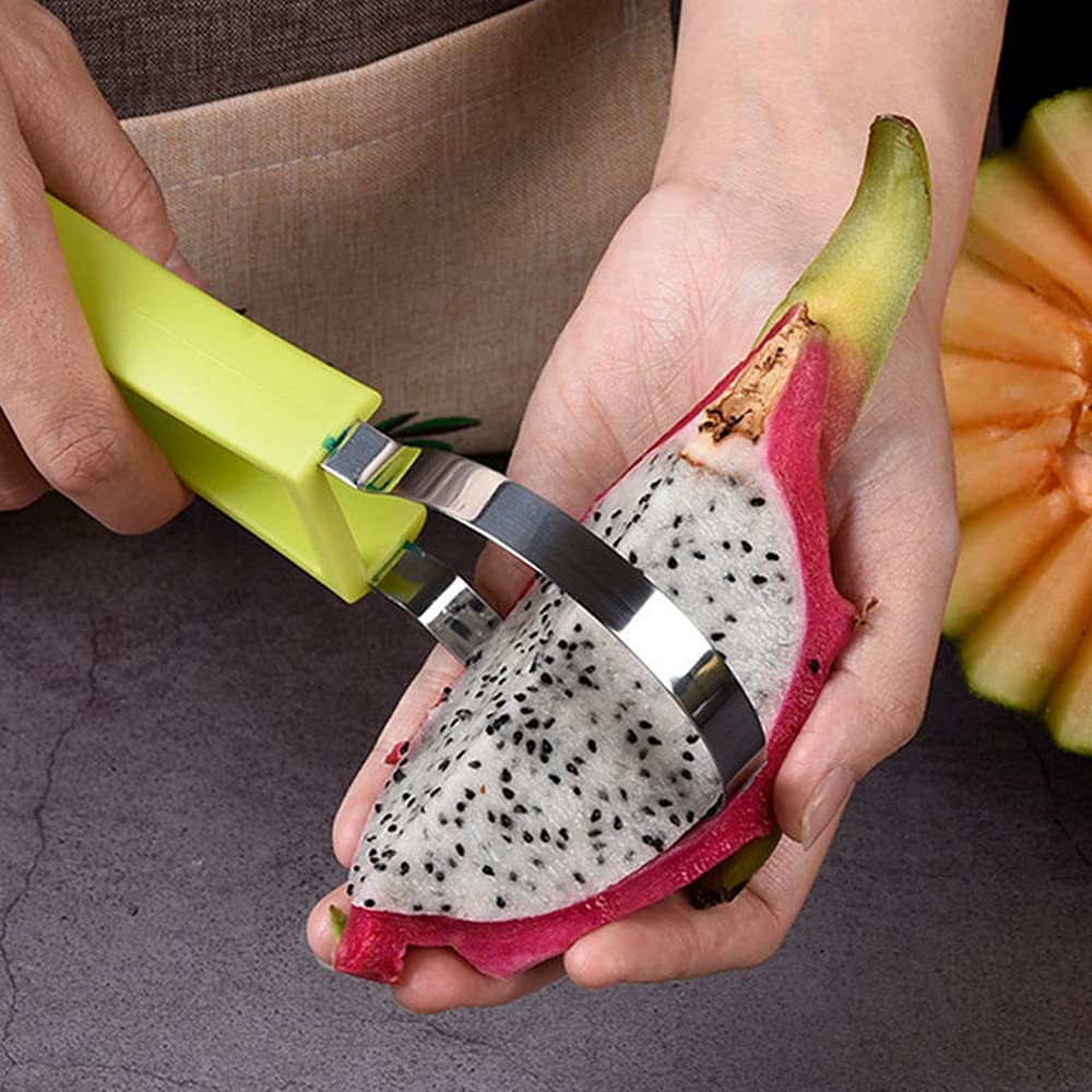 Suuker Melon Baller Scoop Set,4 In 1 Fruit Cutters Shapes, Watermelon Scooper Fruit Scooper And Baller, Fruit Carving Tools(Gree