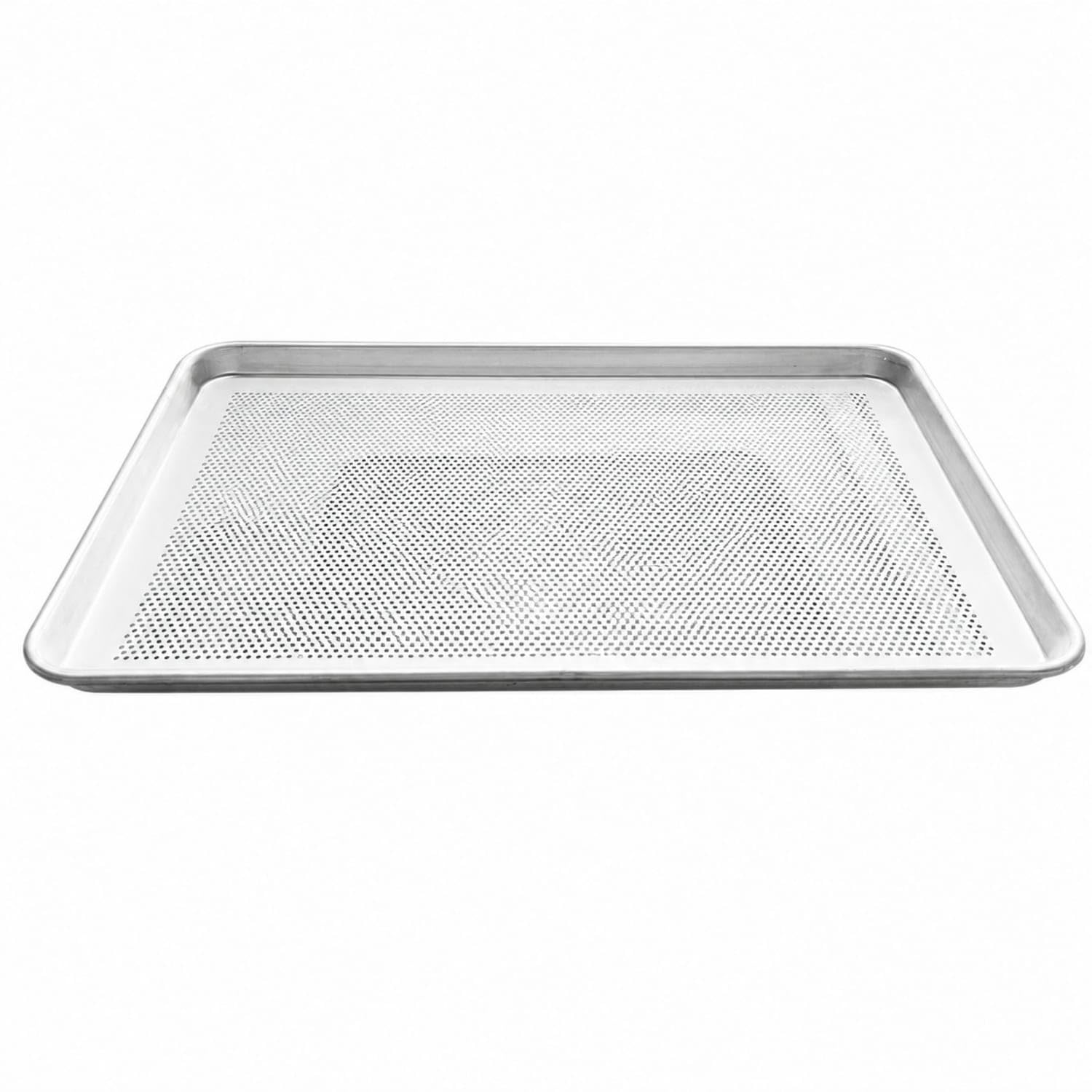 TRENDIVIBE Even Heating Perforated Baking Tray Rectangular Perforated Baking Sheet Flat Oven Tray Commercial for Bakers, Bakerie