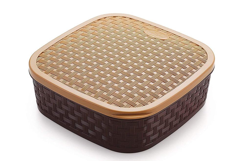 Premiumav Masala Rangoli Box Dabba | Multipurpose Spice Storage Container For Kitchen | Traditional Organizer For Masalas, Dry F