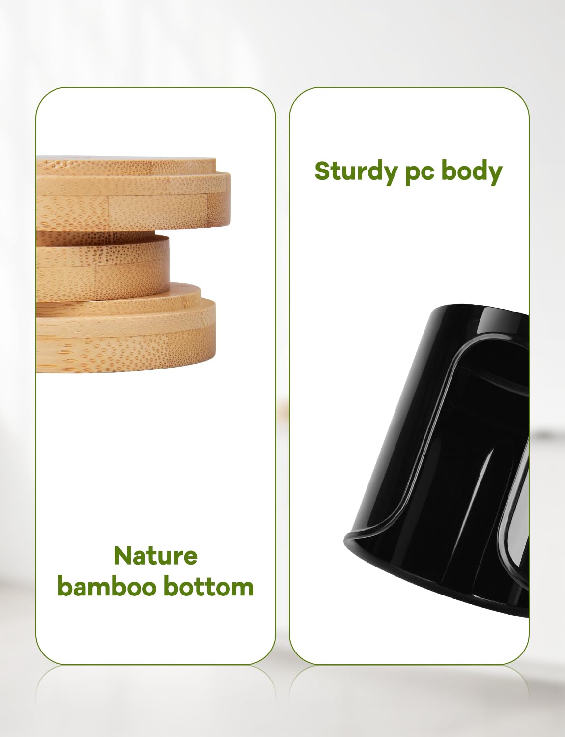 Bathroom Cup Holder - Small Cup Dispenser For Dixie 3 Oz Bathroom Cups, 3 4 Ounce Mouthwash Cup Dispenser - Pc/Bamboo, Black, Pa