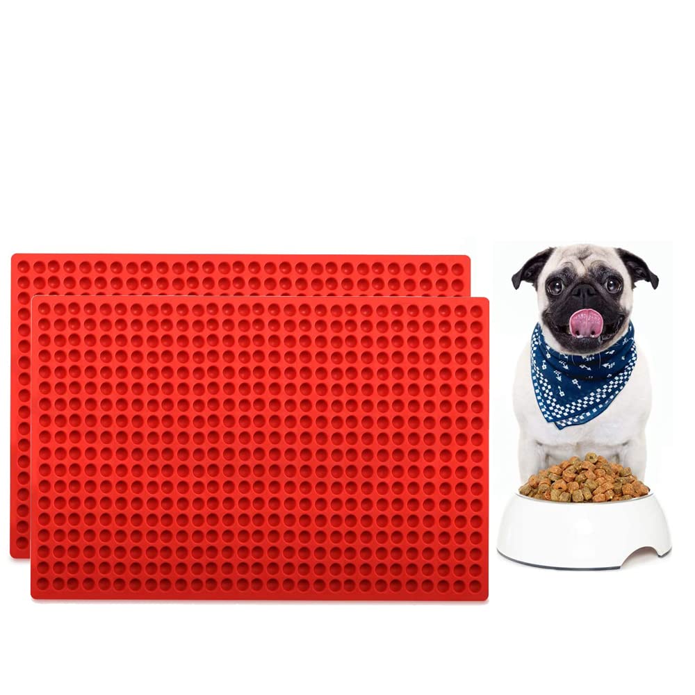 Difenlun Mini Round Silicone Molds, 2 Pack 468-Cavity Chocolate Drops Molds Semi Sphere Gummy Candy Molds For Jelly Ganache Cook