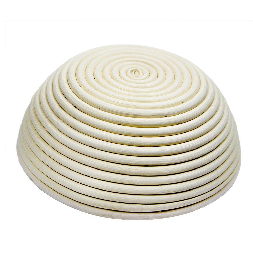 2Pcs 7'' Banneton Proofing Basket Round Bread Brotform With Liner Eco-Friendly Natural Rattan For Professional & Home Bakers