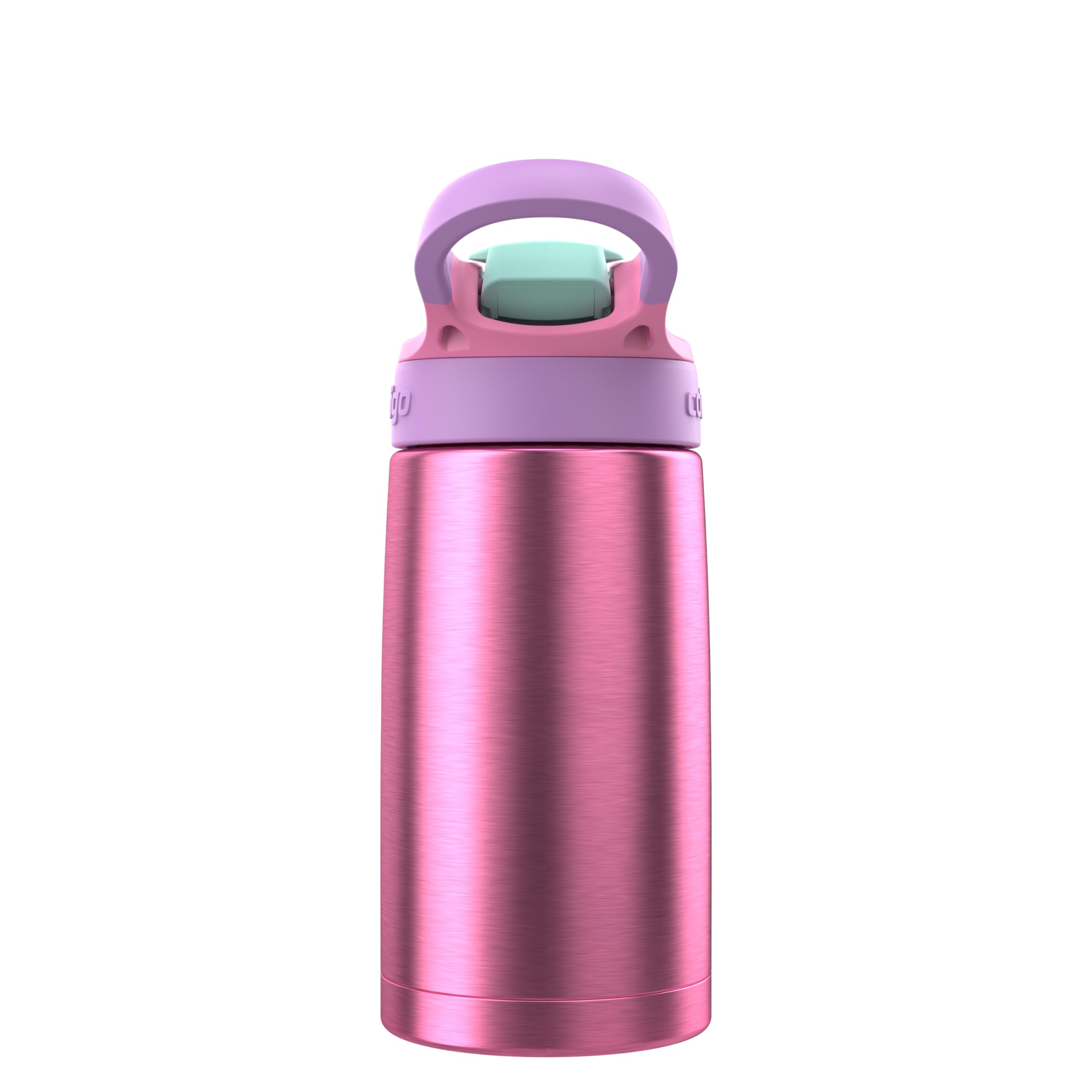 Contigo Kids Stainless Steel Water Bottle With Redesigned Autospout Straw, 13 Oz