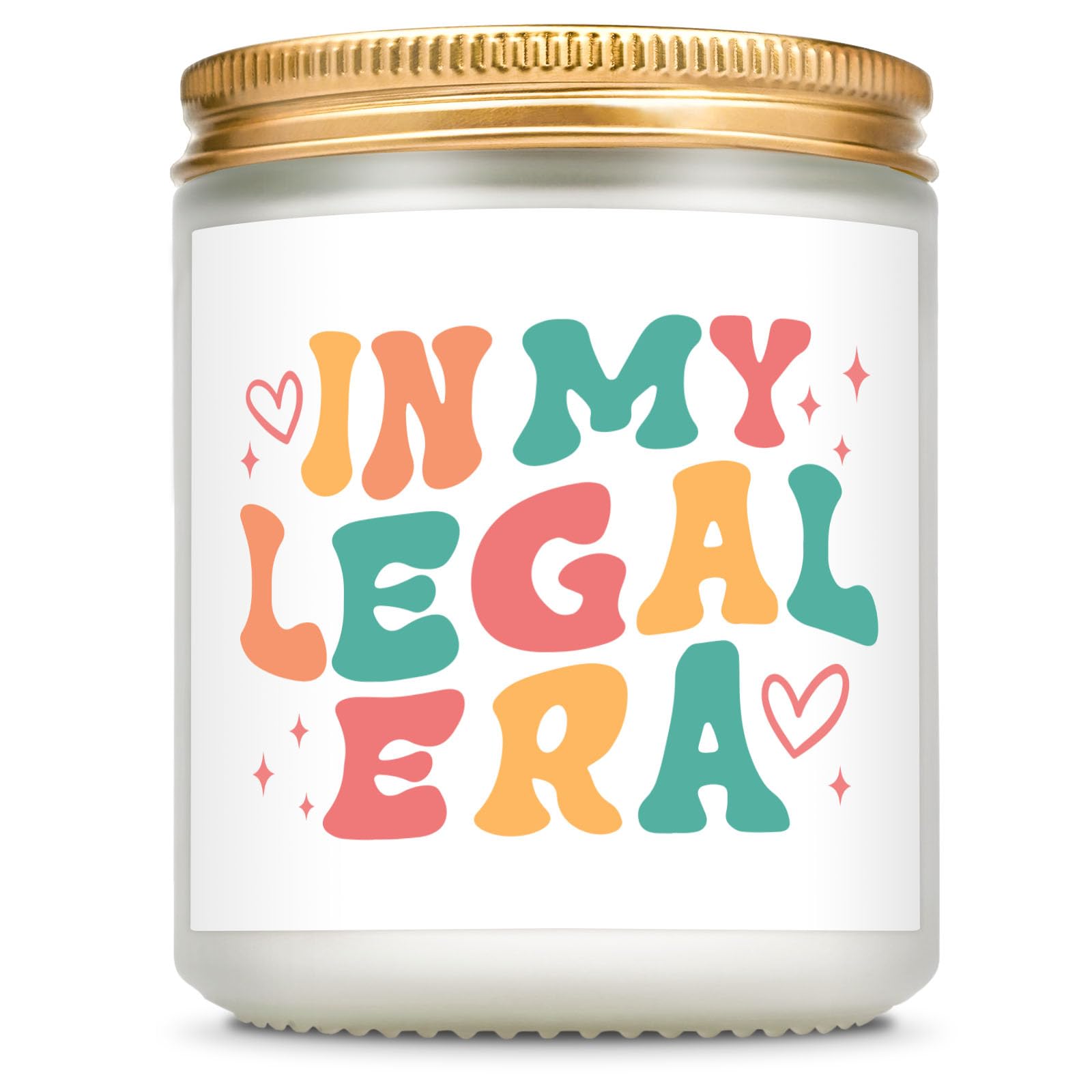 AceThrills 21st Birthday Gifts for Her Him, 21St Birthday Decorations for Her Him - 7 Oz Lavender Scented Candle(in My Legal Era
