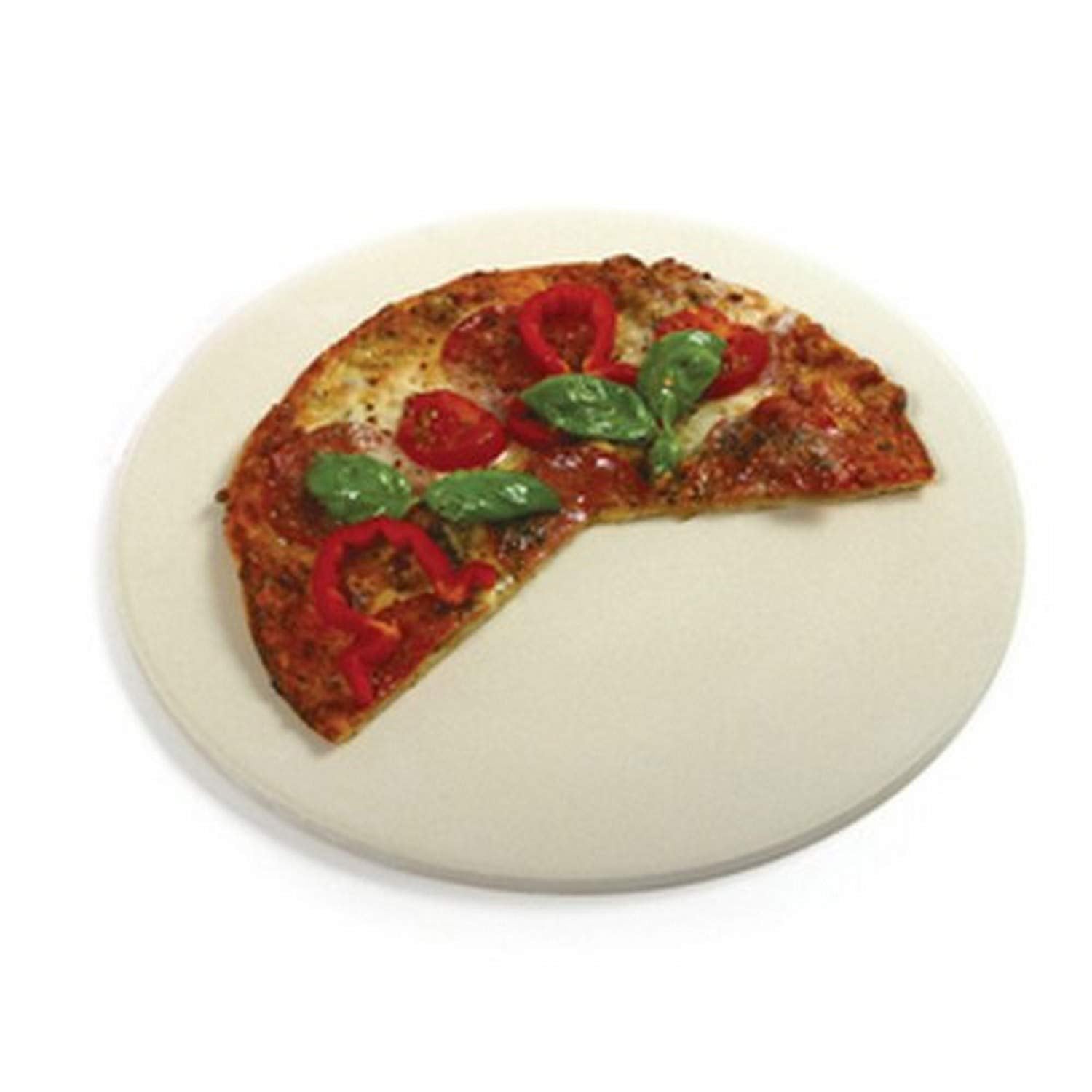 Norpro 13 Inch Round Pizza Baking Stone, 13/33Cm, As Shown