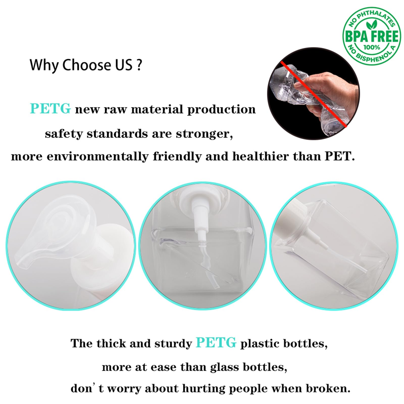 2 Pack Foaming Soap Dispenser 15oz Refillable Foam Liquid Hand Soap Empty Plastic Pump Bottle Container for Bathroom Vanities  Kitchen Sink  Hospital  Clinic  Clear 450ml