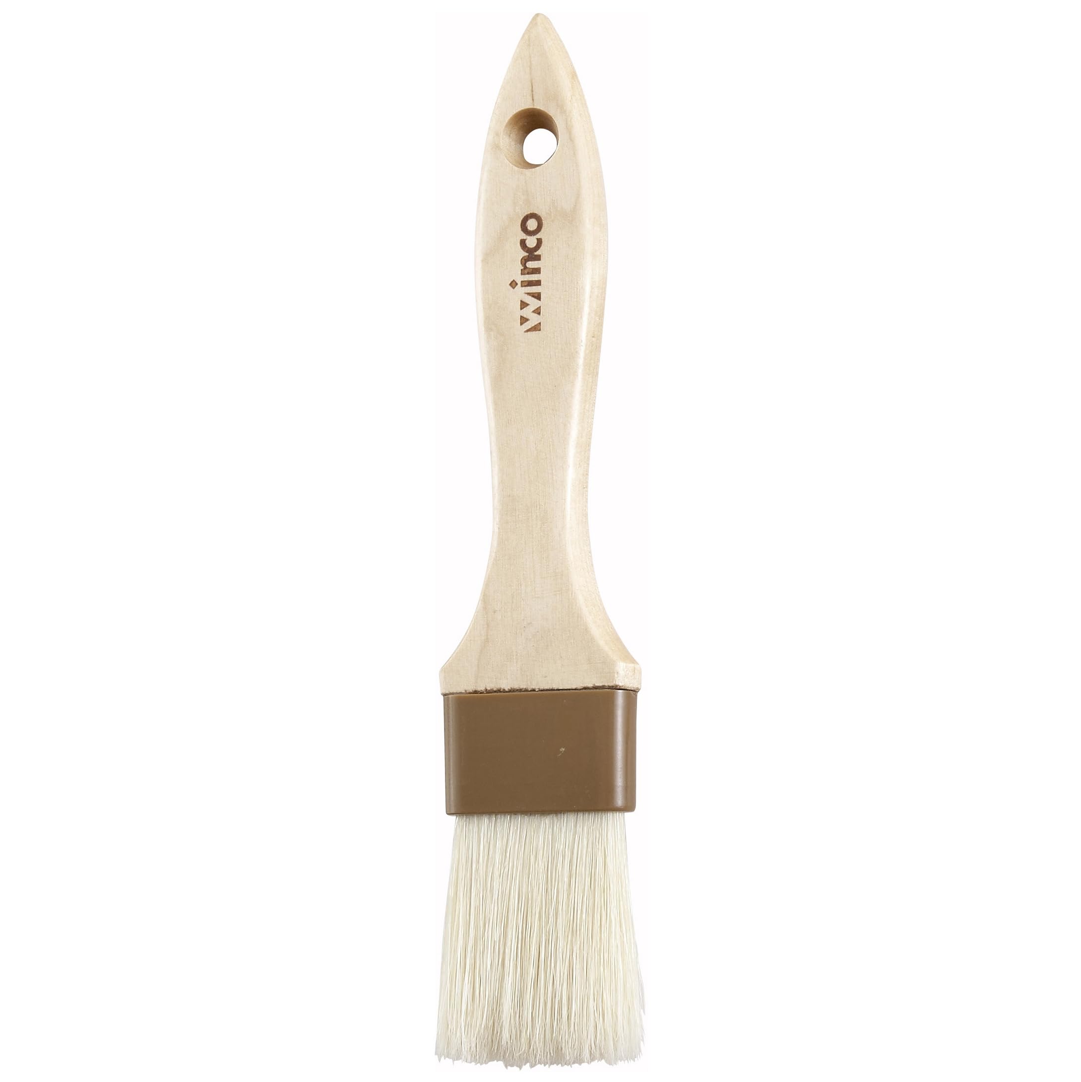 Winco Flat Pastry And Basting Brush, 1-1/2-Inch, Beige
