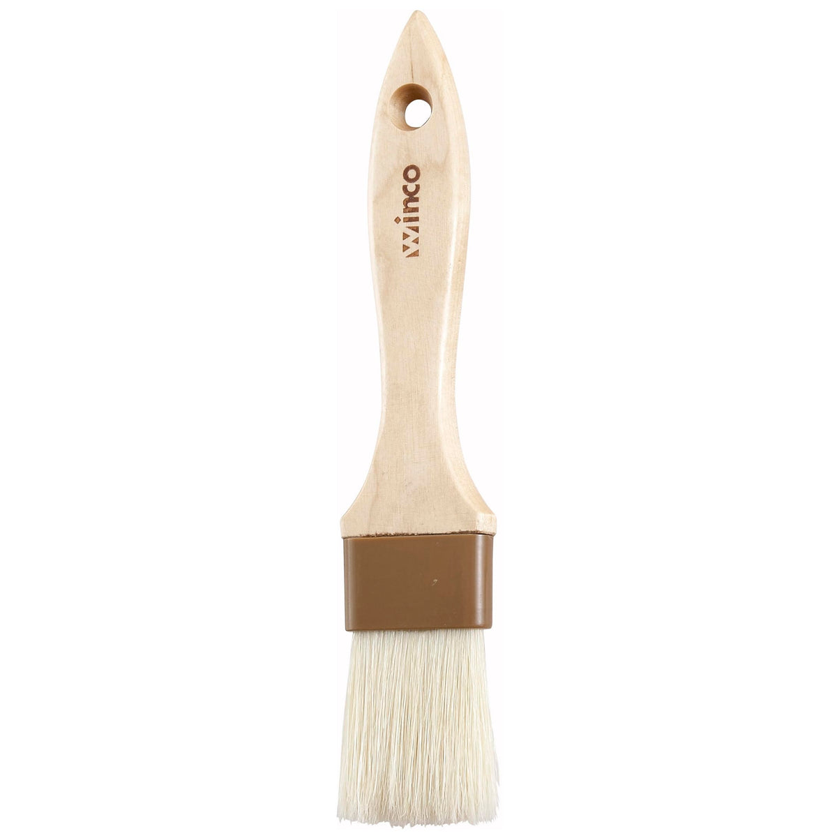 Winco Flat Pastry And Basting Brush, 1-1/2-Inch, Beige