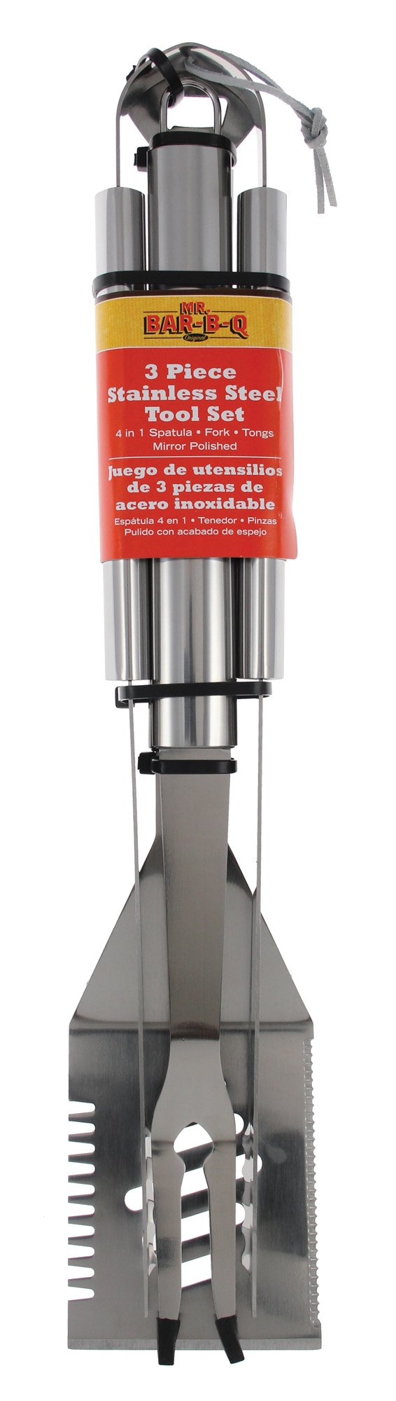 Mr Bar B Q 02083 Platinum Prestige 3 Pc Tool Set