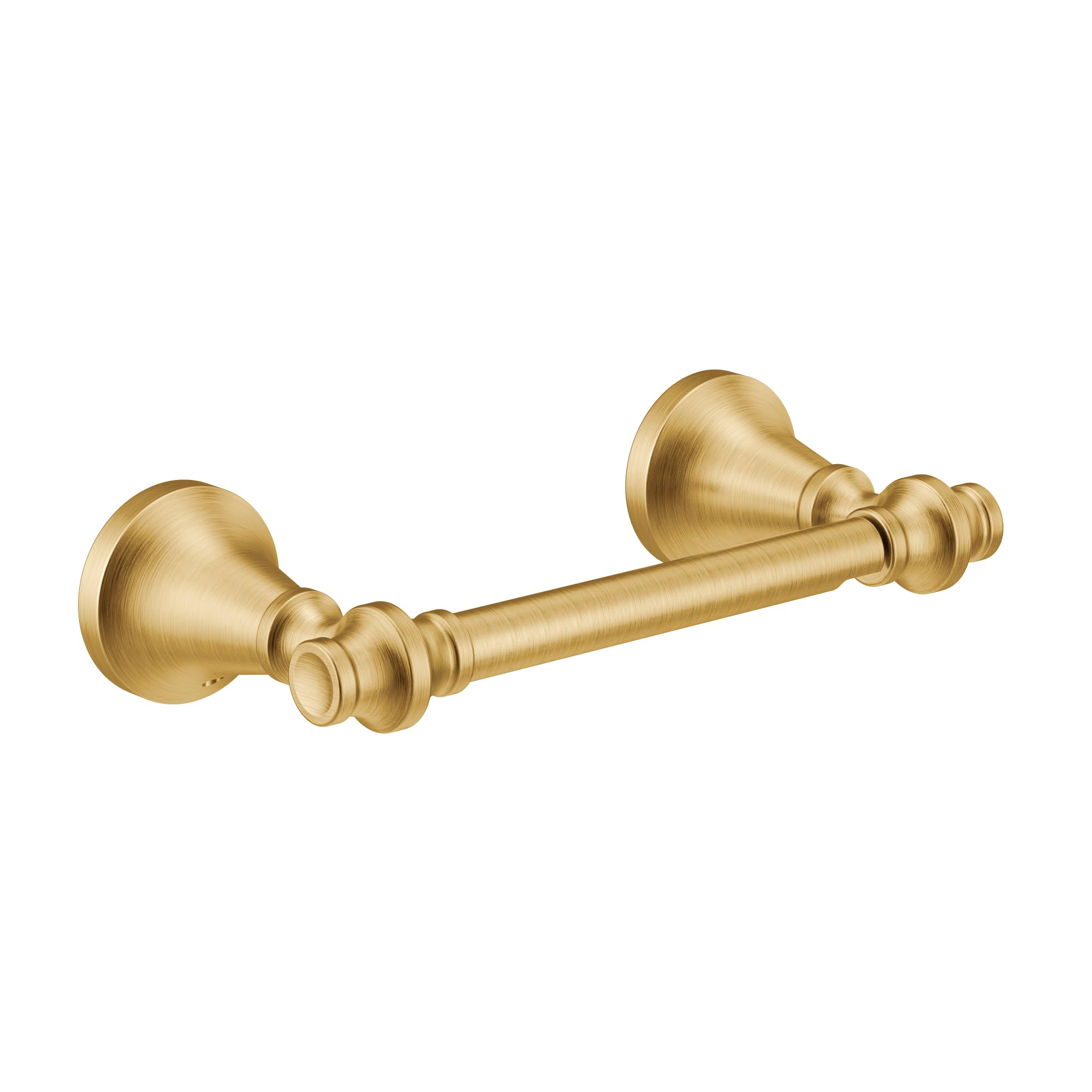 Moen Yb0508Bg Colinet Traditional Pivoting Toilet Paper Holder, No Size, Brushed Gold