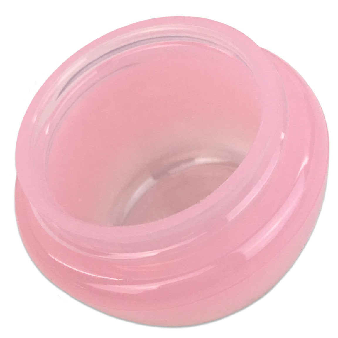 Beauticom 24 Pieces 10G/10Ml Pink Frosted Container Jars With Inner Liner For Lotion, Toners, Lip Balms, Makeup Samples - Bpa Fr