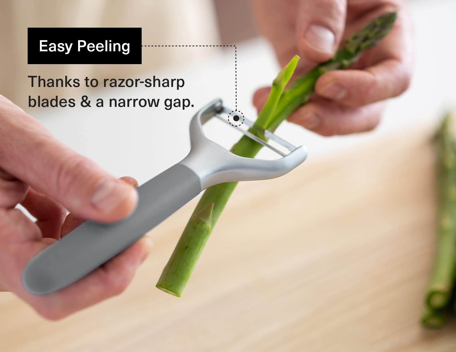 Misen Stainless Steel Vegetable Peeler - Unleash Culinary Precision In Your Kitchen With This Durable And Ergonomically Designed