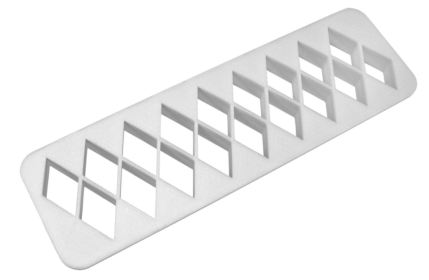 Pme Geometric Multicutters For Cake Design-Diamond-Small, Medium & Large Size, Set Of 3, Standard, White