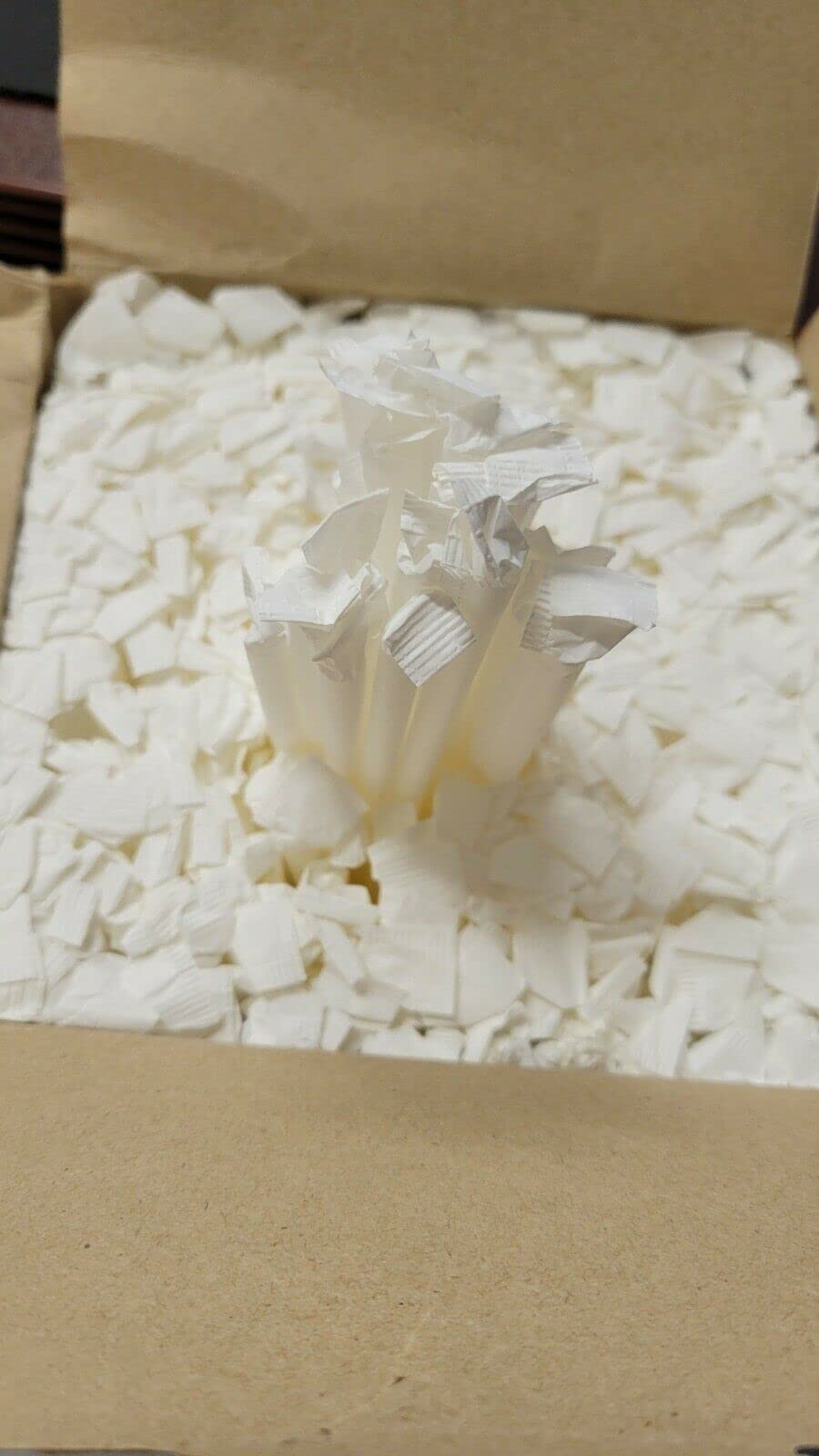 Plastic Drinking Straws Paper Wrapped 7.75'' Inch Translucent Plastic Straws (500)