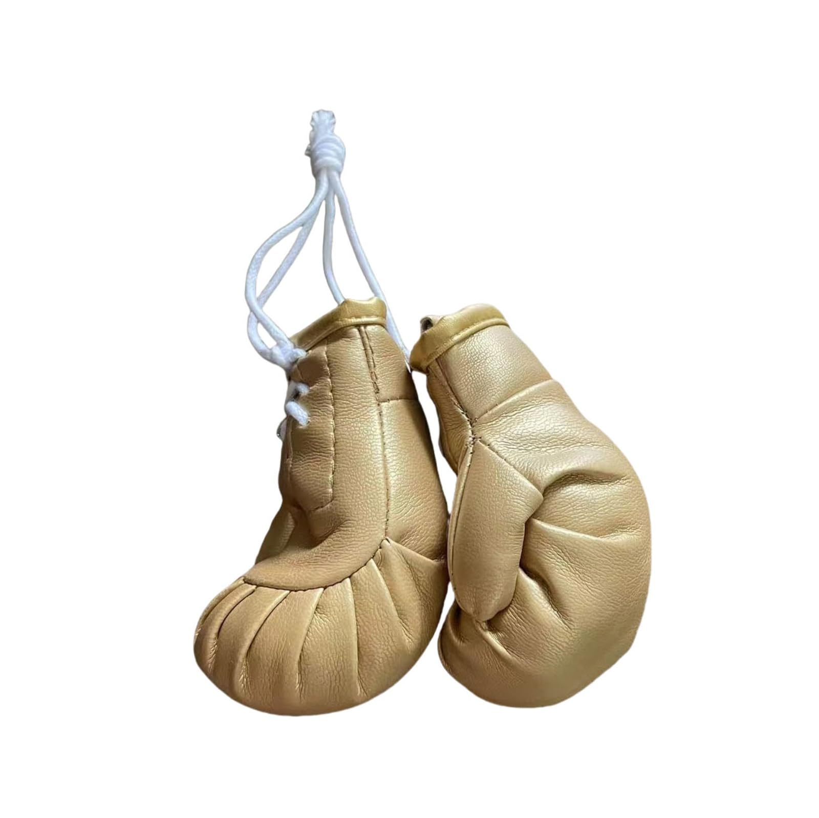 Mini Boxing Gloves - Miniature Punching Gloves for Hanging Bag,Home, Car, Christmas Party Decor (Gold)
