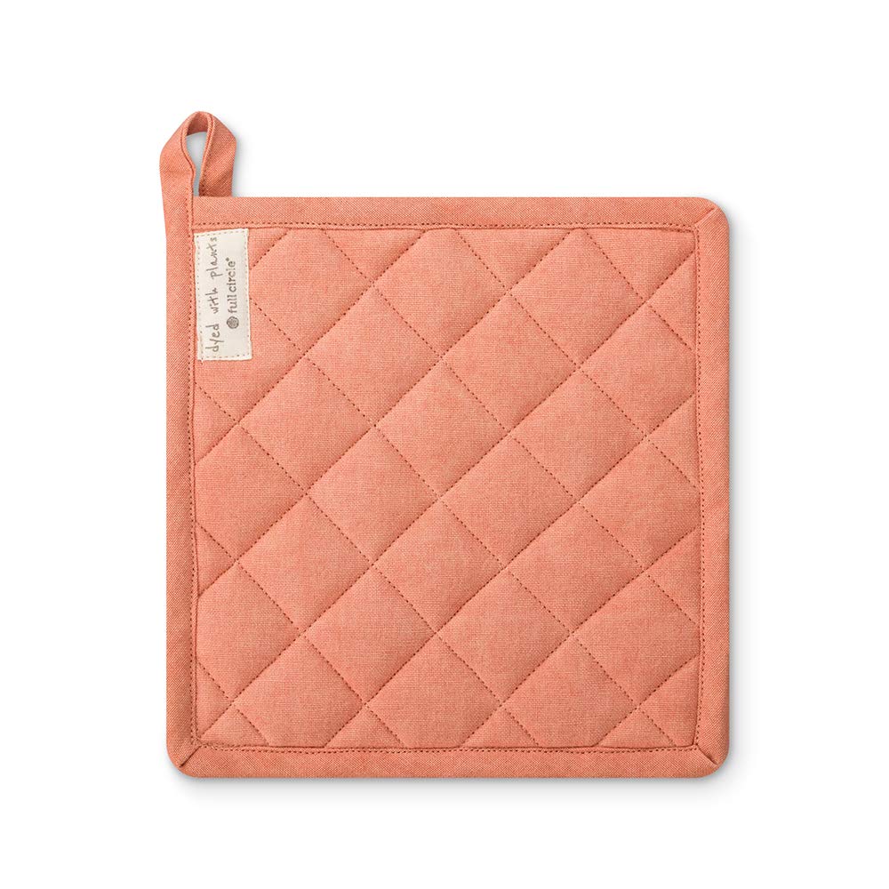 Full Circle Kind Collection Plant-Dyed Organic Cotton, Trivet, Pomegranate