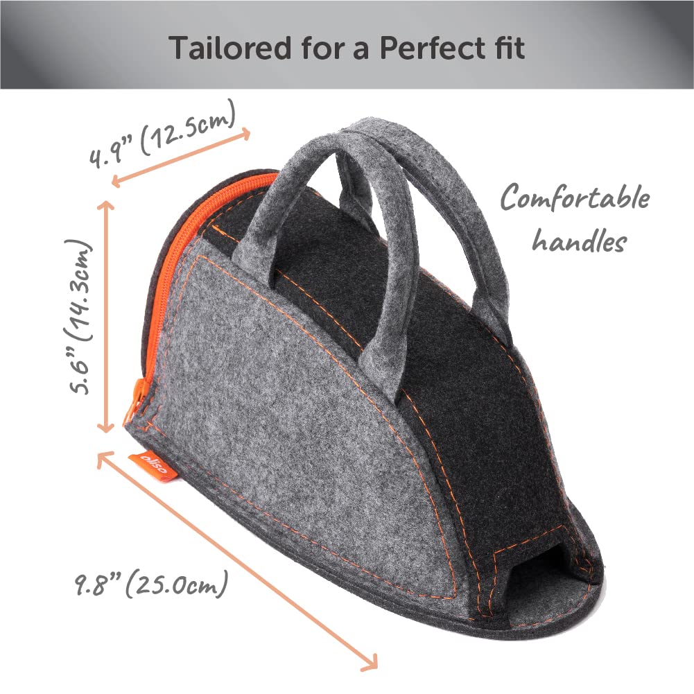 Oliso Carry Bag M3Pro And M2Pro Mini Irons - Fits Most Mini Travel Size Irons, Ideal For Travel Or Storage - Gray