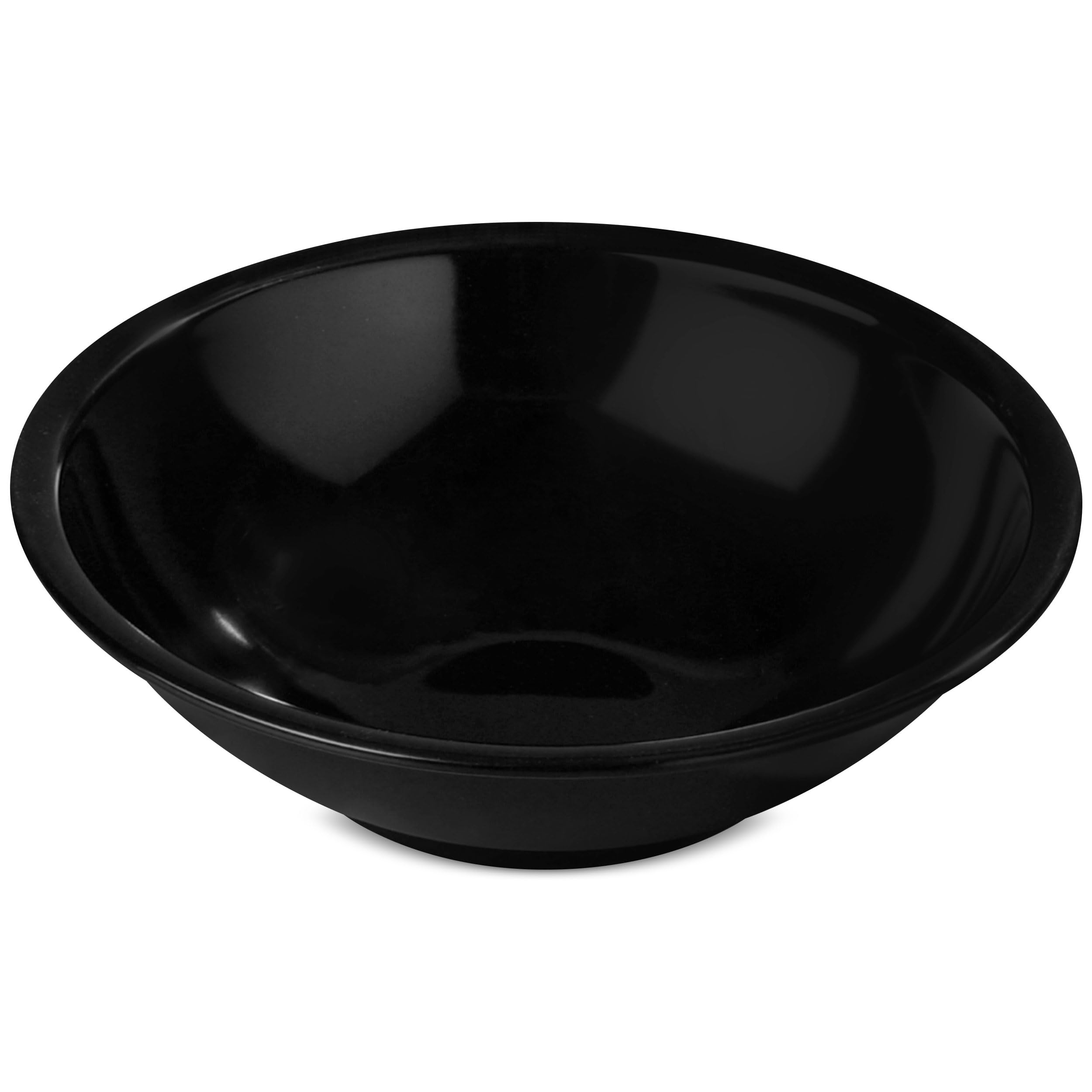 Carlisle FoodService Products 800B03 Melamine Salad Bowl, 27 oz, Black