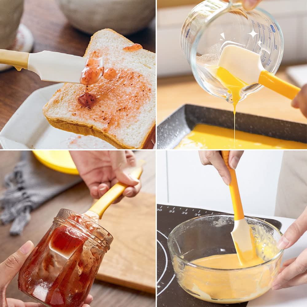 Silicone Jam Spreader Spatula With Can Opener End, Multi Purpose Spreaders For Jar, Peanut Butter Jelly Spreader, Chocolate Spre