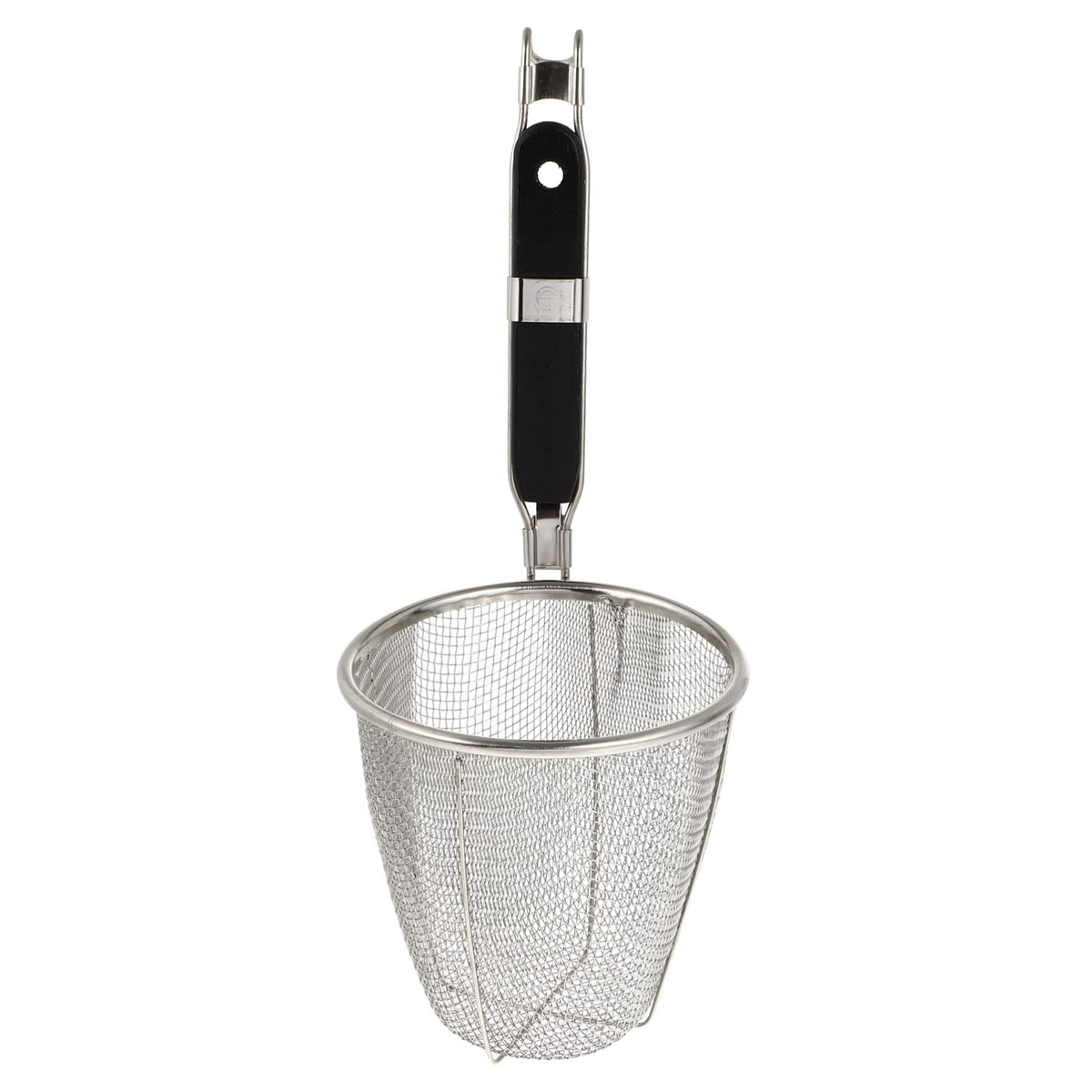 Kichvoe Mesh Spider Strainer, Width 5.5Inch Stainless Steel Pasta Basket Noodle Strainer With Handle For Pasta, Ramen, Dumpling,